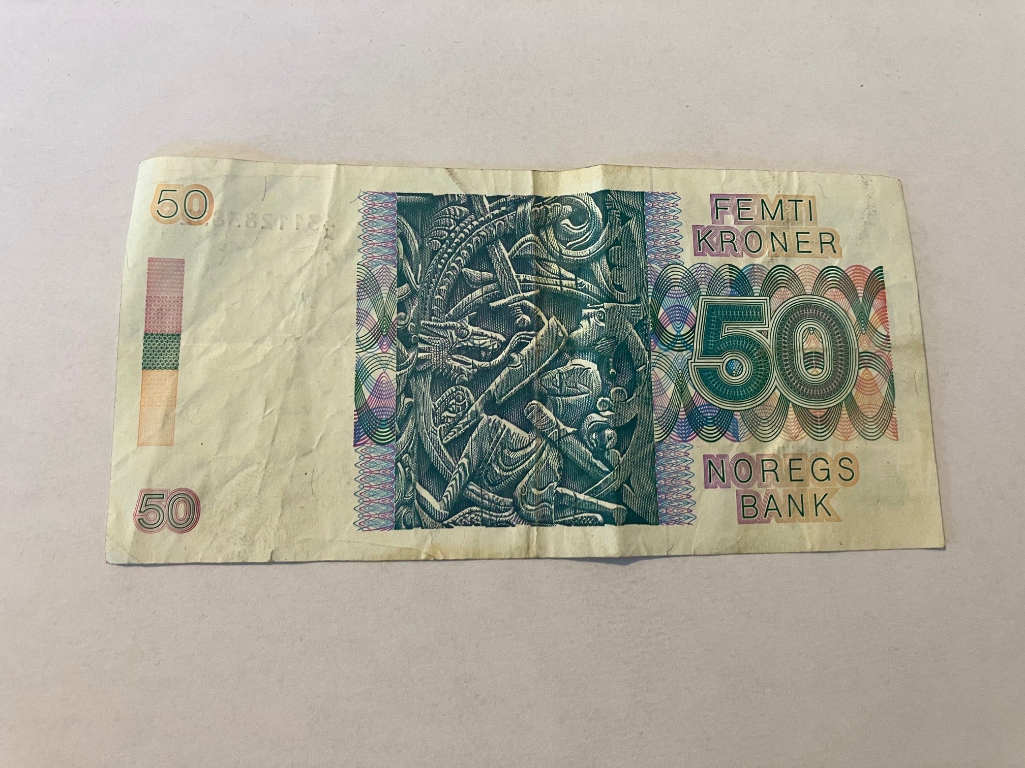 50 Kroner Norge 1990
