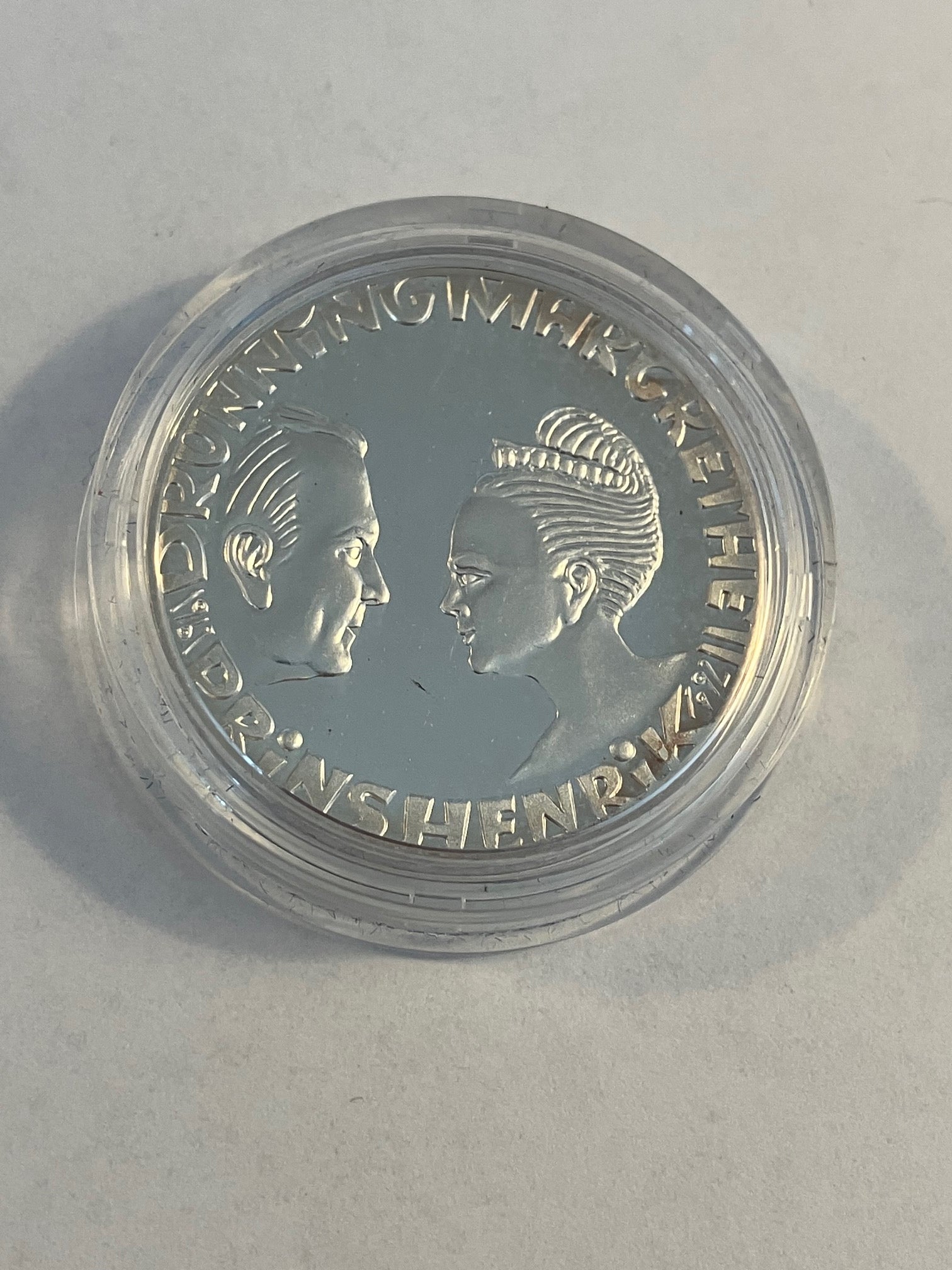 200 kroner 1992 Sølvmønt - Margrethe II og Prins Henriks sølvbryllup