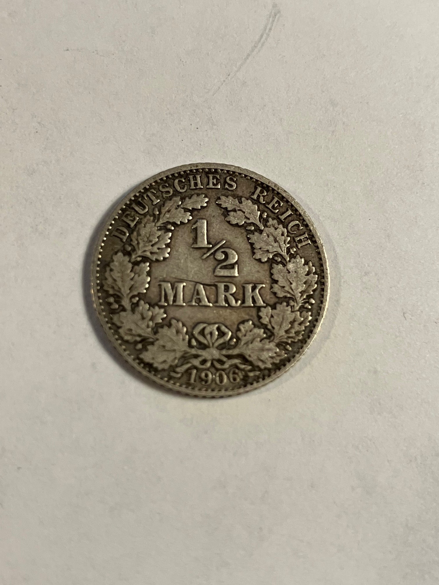 1/2 Mark 1906 Germany