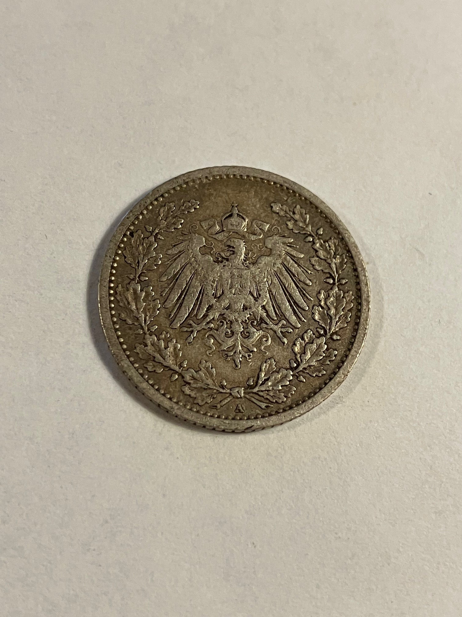 1/2 Mark 1908 Germany