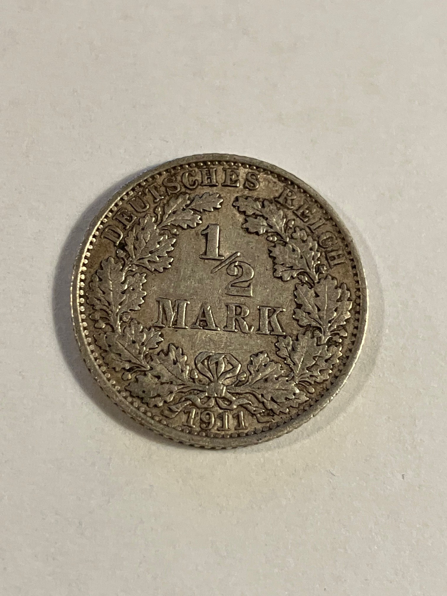 1/2 Mark 1911 Germany