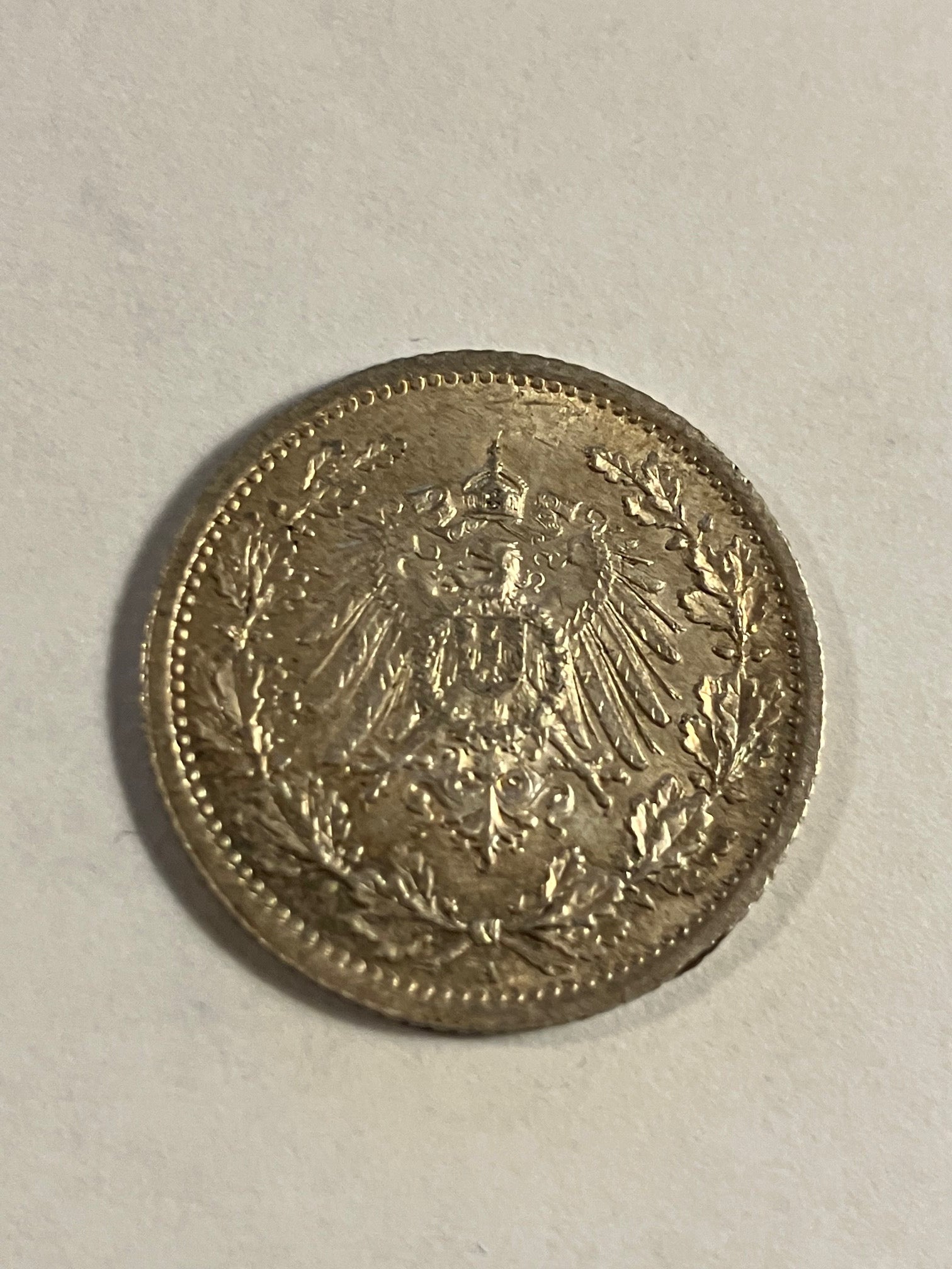 1/2 Mark 1914 Germany