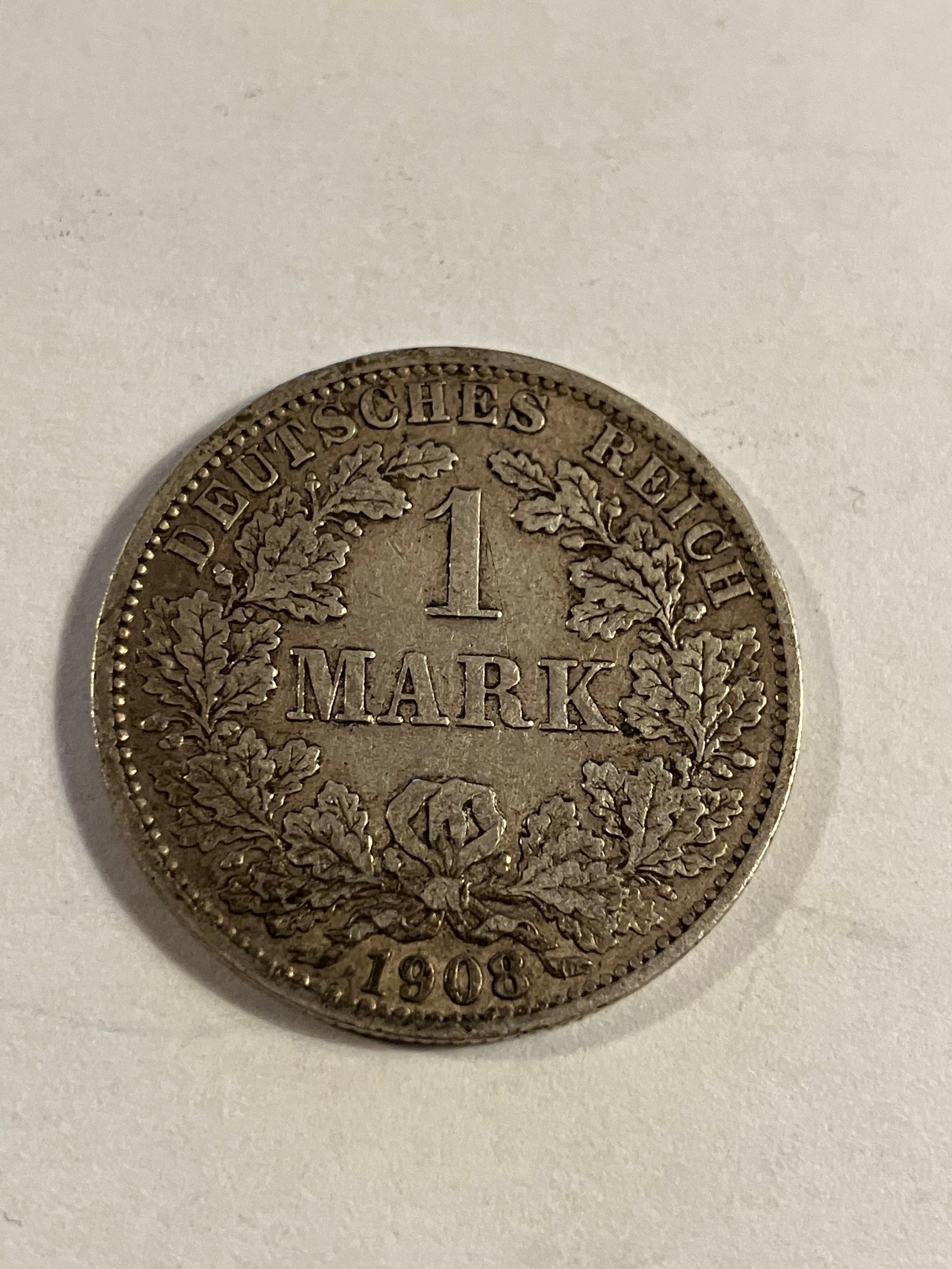 1 Mark 1908 Germany