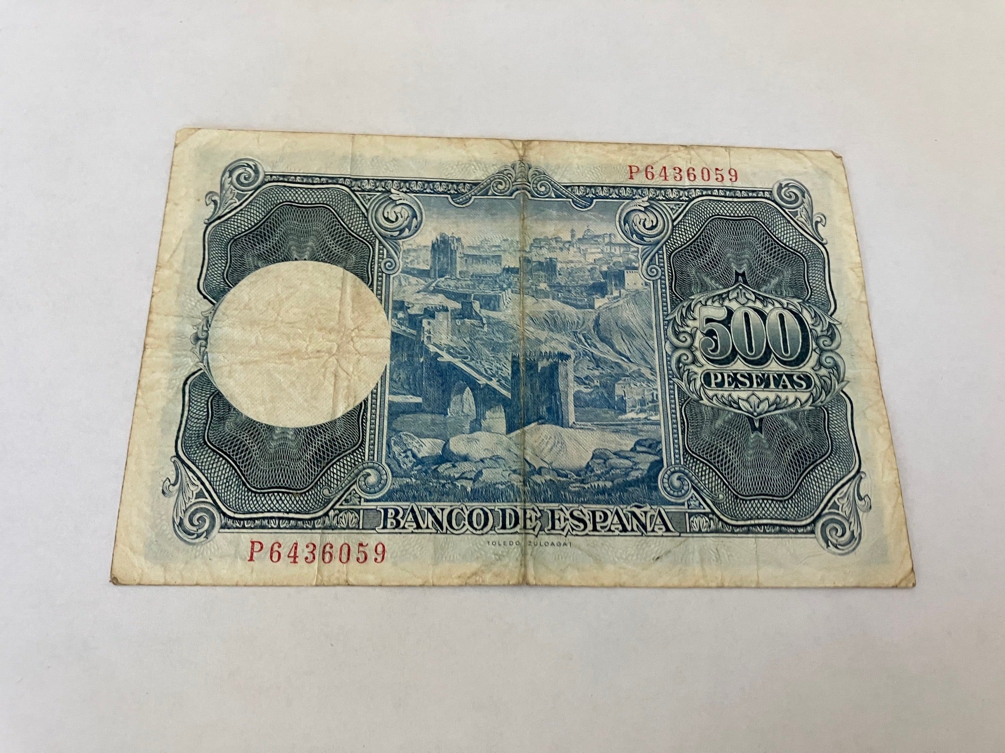 500 Pesetas 1954 Spain