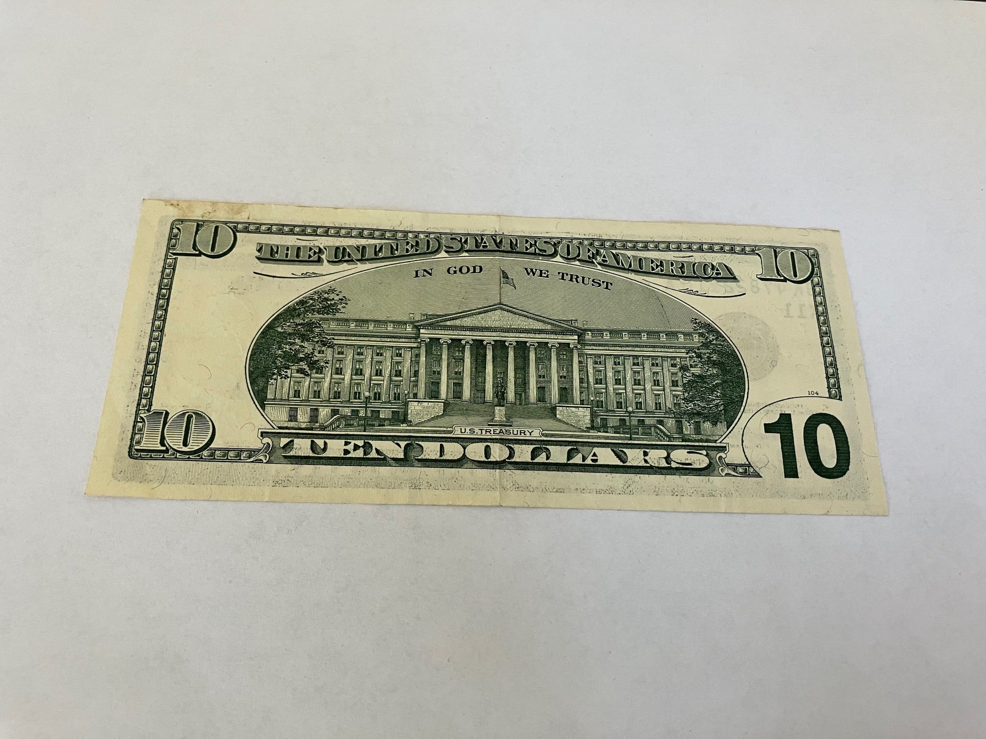 10 Dollars USA 1999