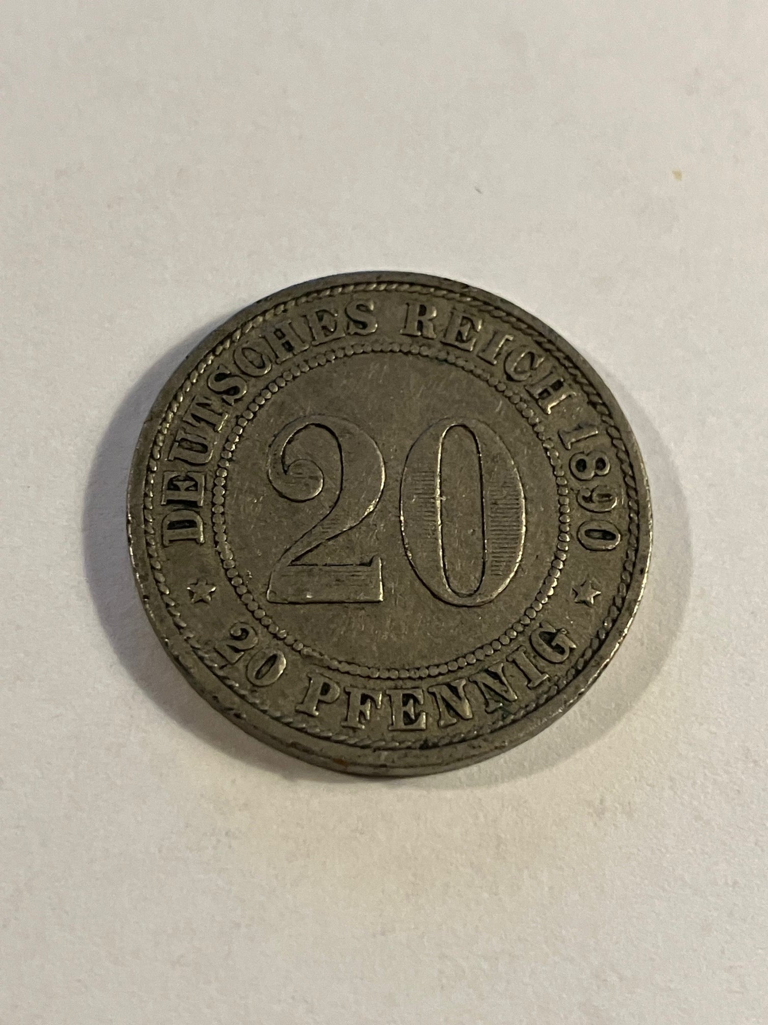 20 Pfennig 1890 Germany