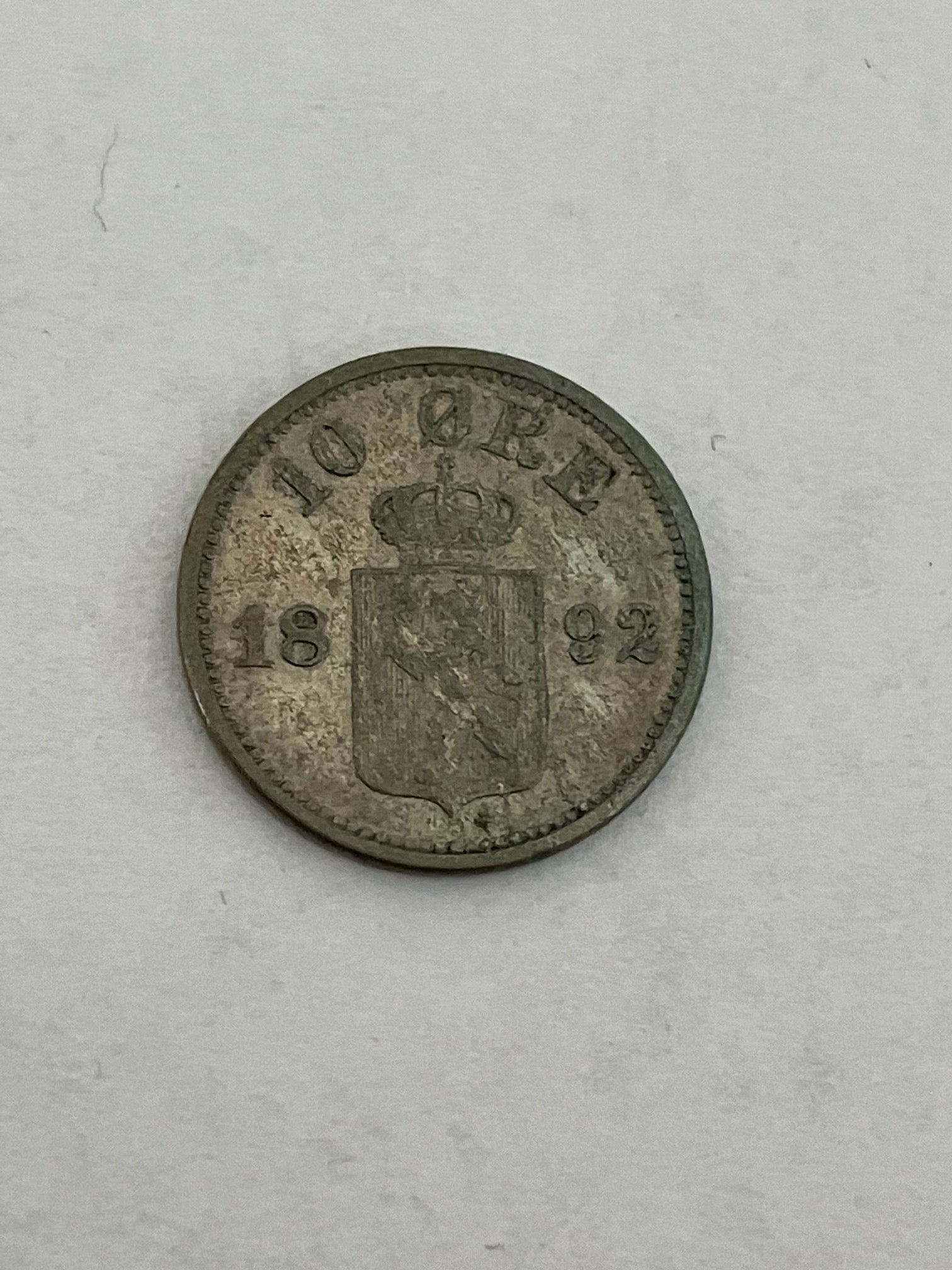 10 Øre 1892 Norge