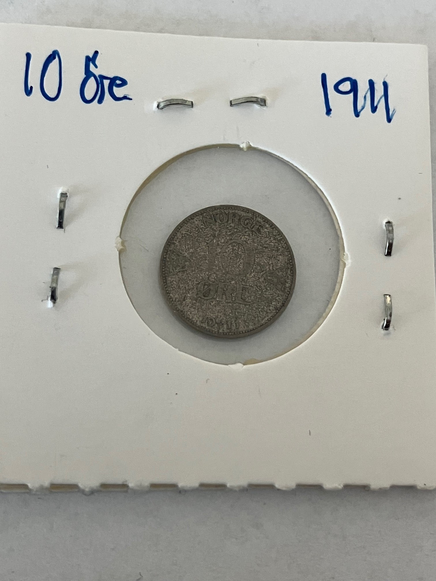 10 Øre 1911 Norge - Dårlig stand