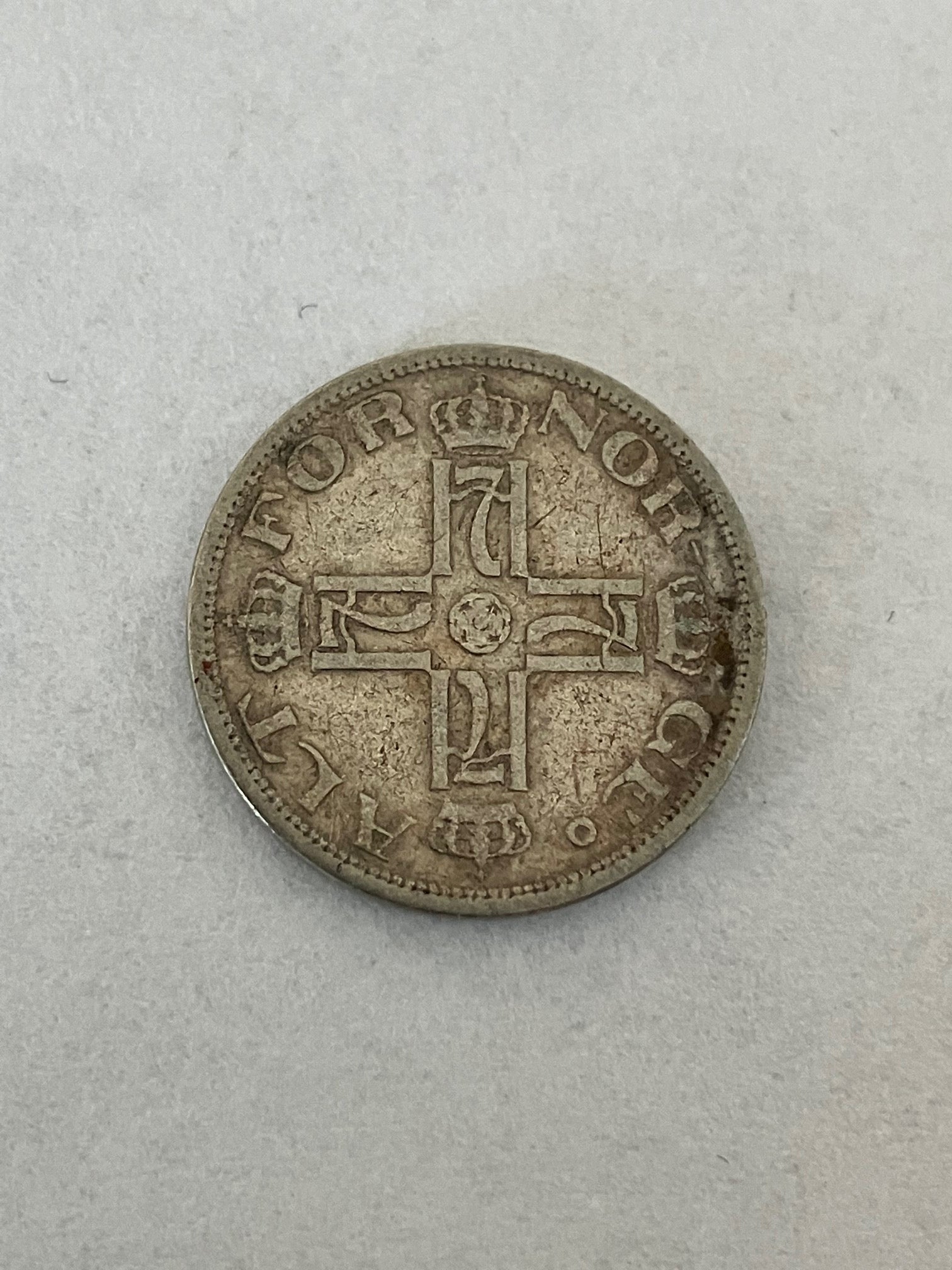 25 Øre 1909 Norge