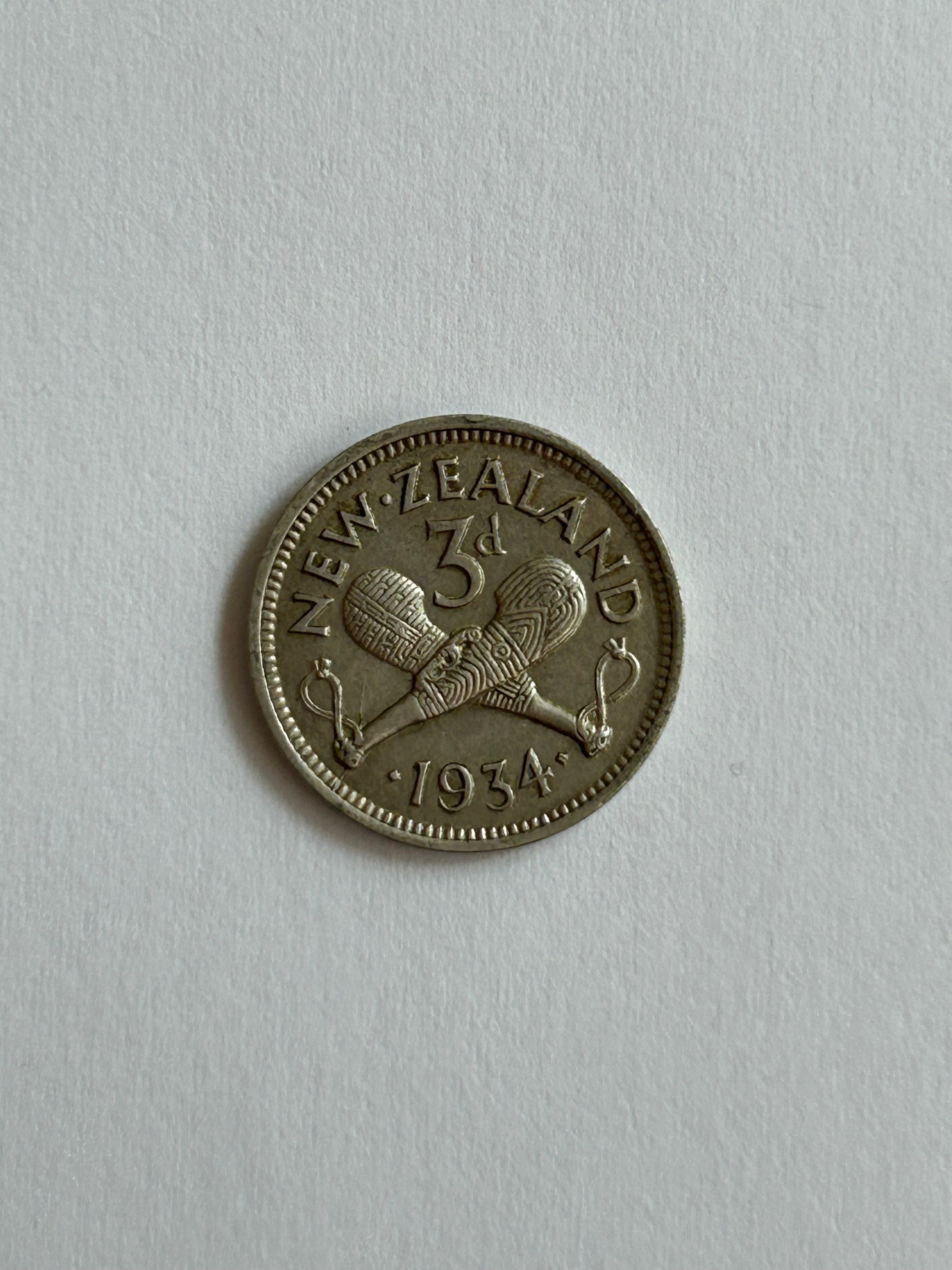 3 Pence New Zealand 1934