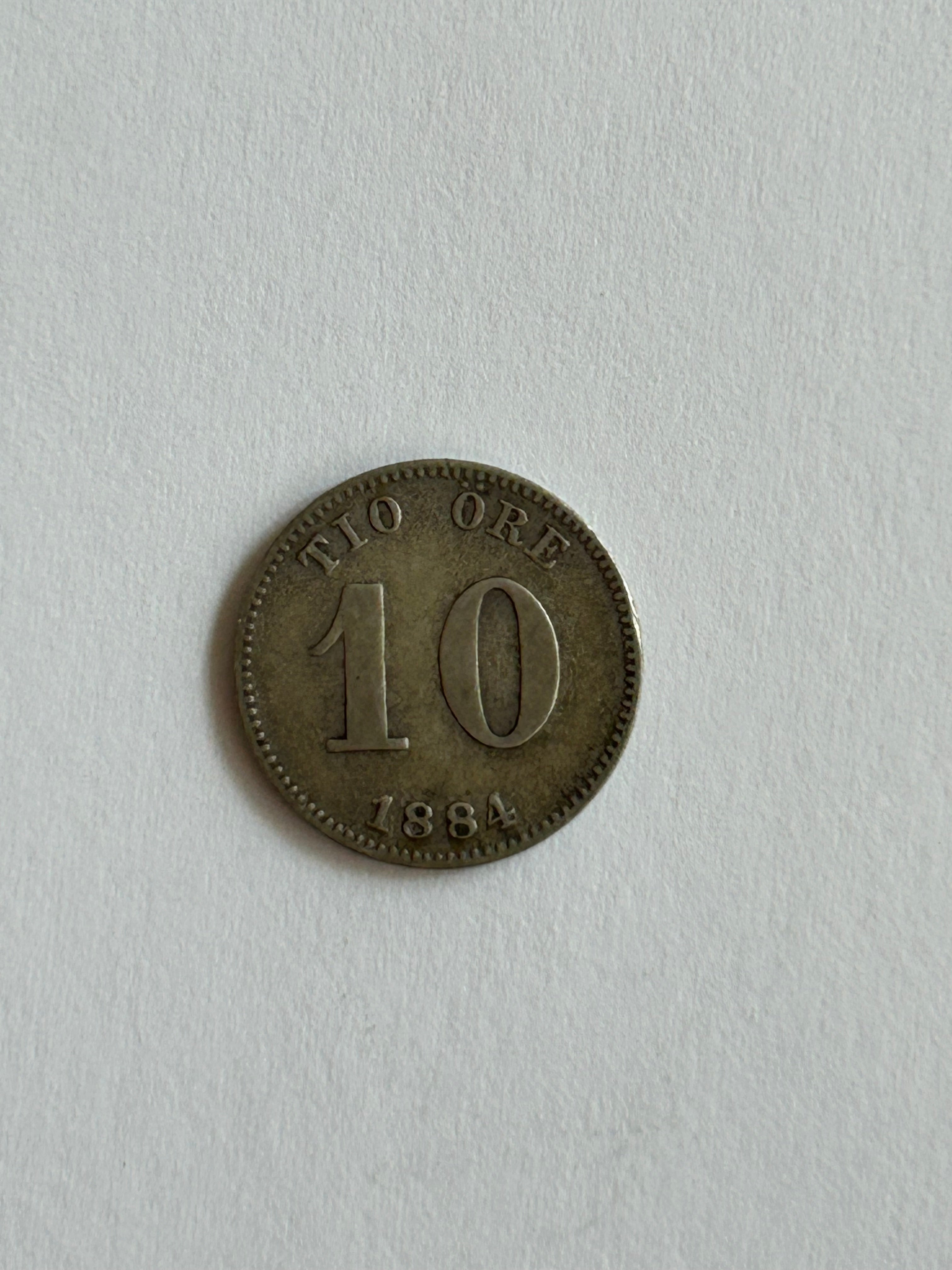 10 Øre 1884 Sweden