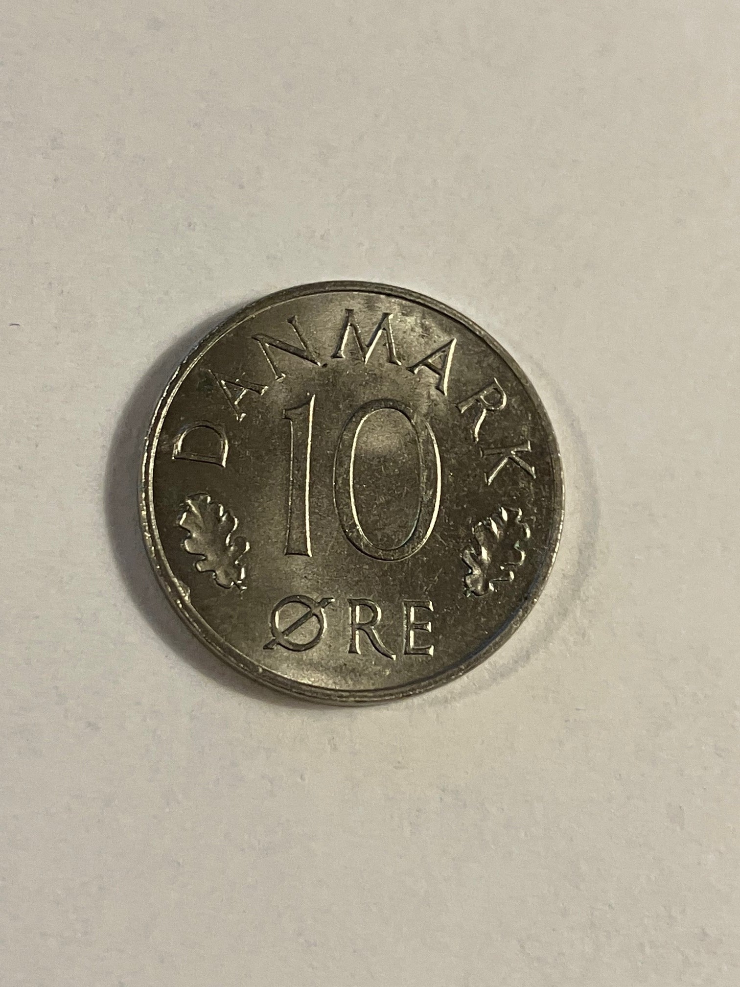 10 Øre 1977 Danmark