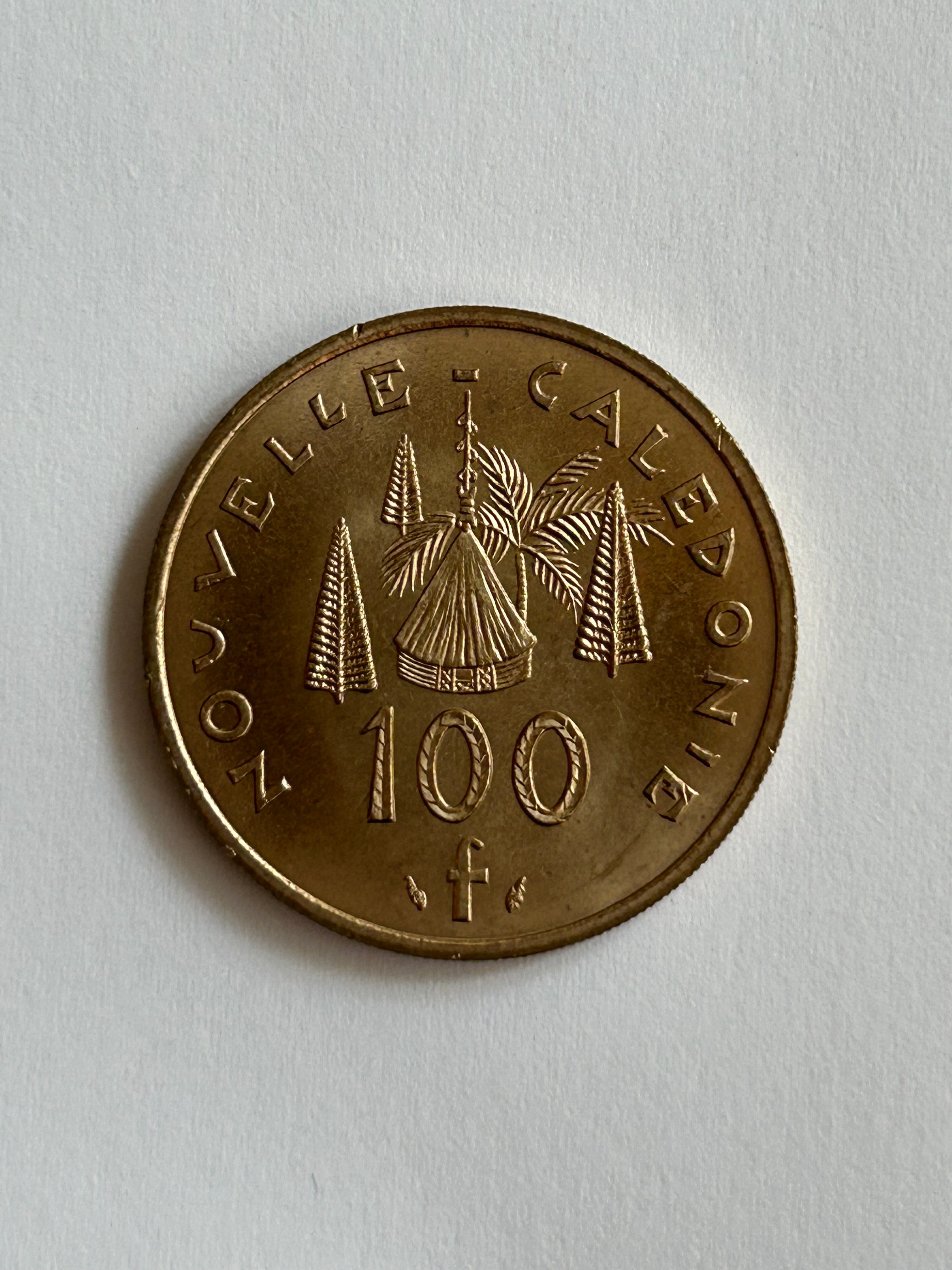 100 Francs New Caledonia 1976