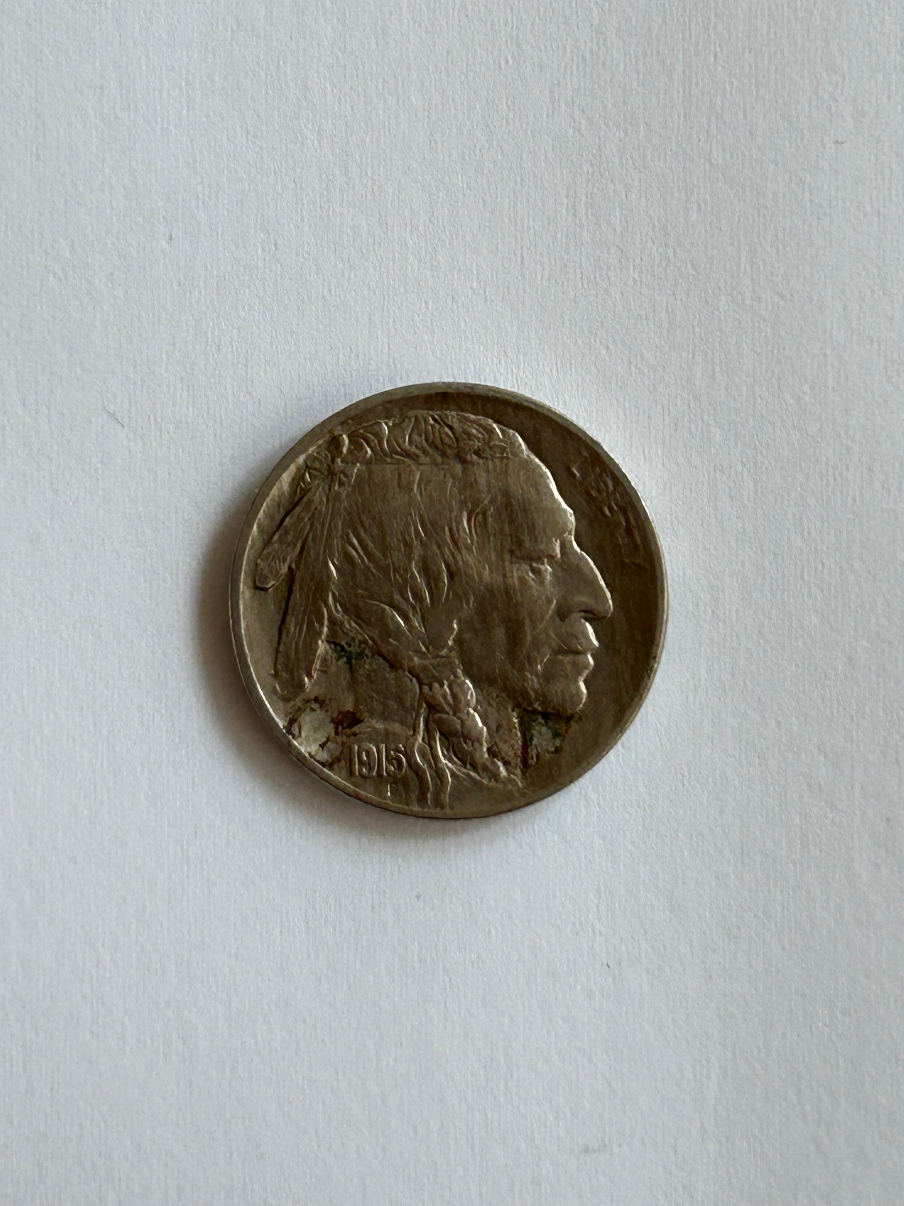 Five Cents Buffalo Nickel 1915 USA