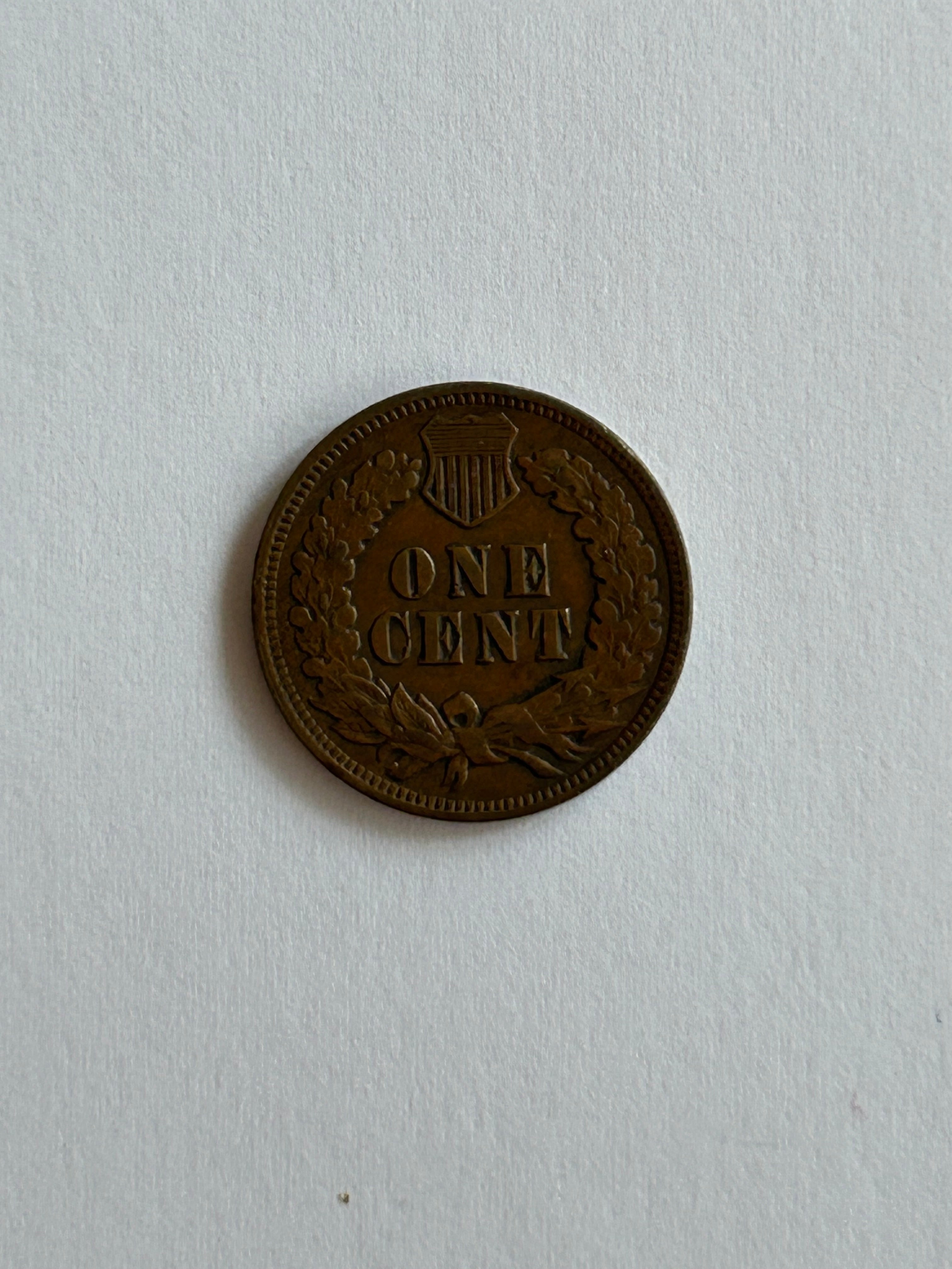 One Cent India Head 1905 USA