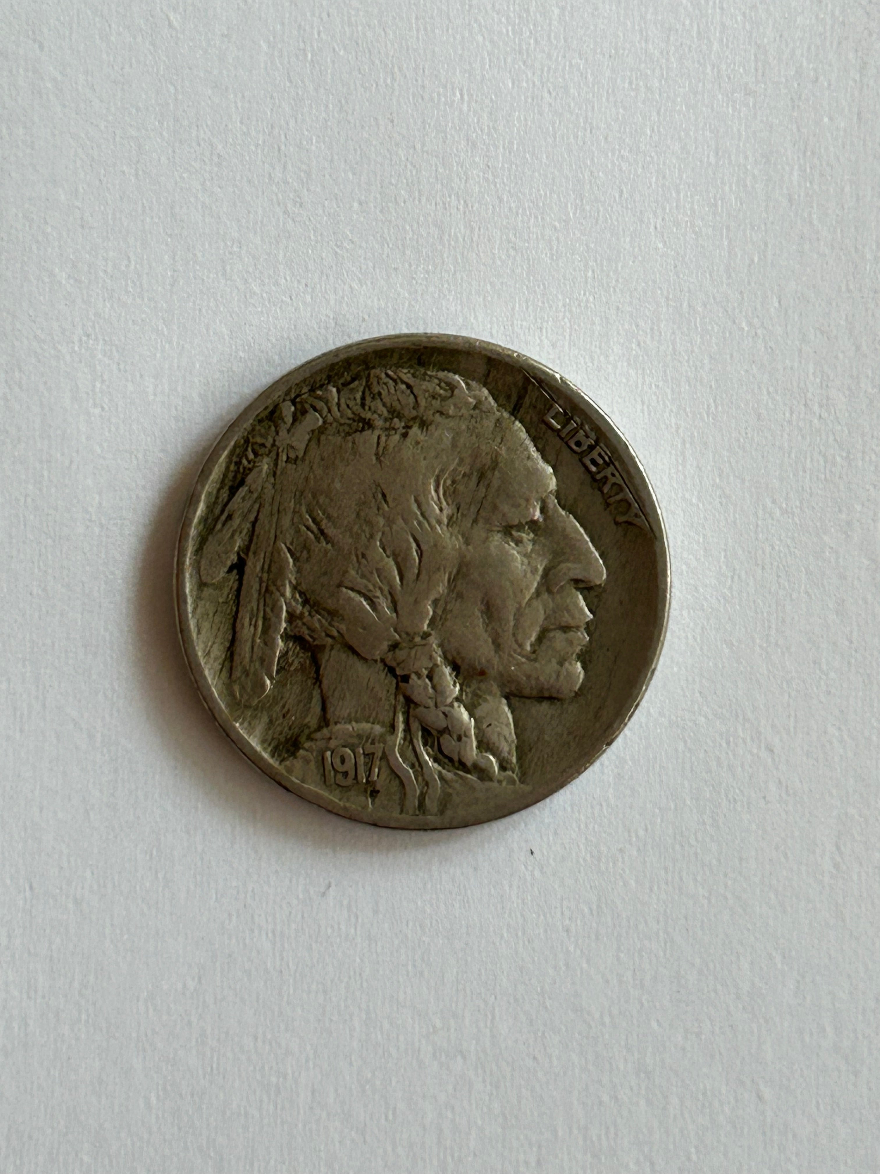 Five Cents Buffalo Nickel 1917 USA