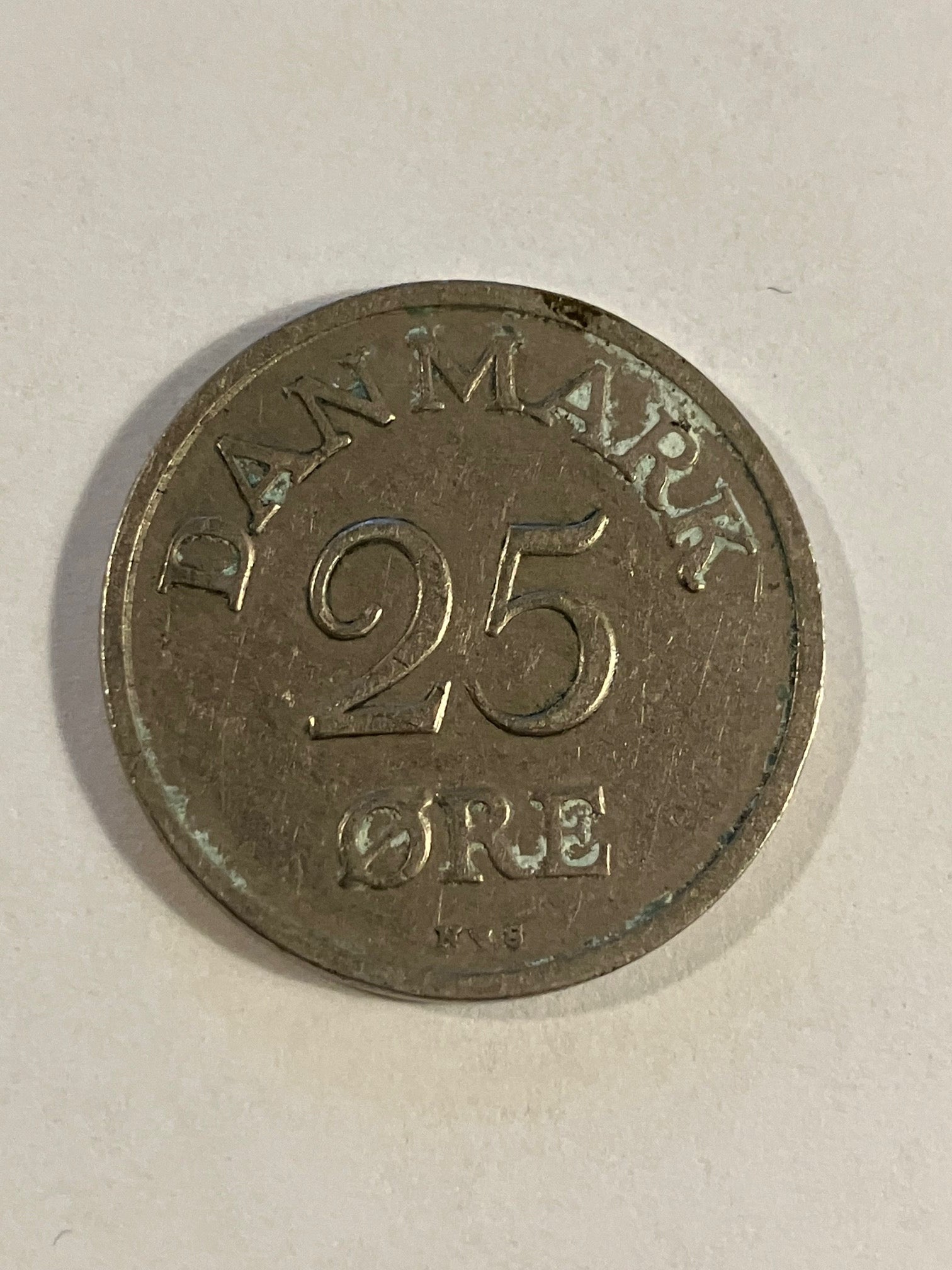 25 Øre 1953 Danmark