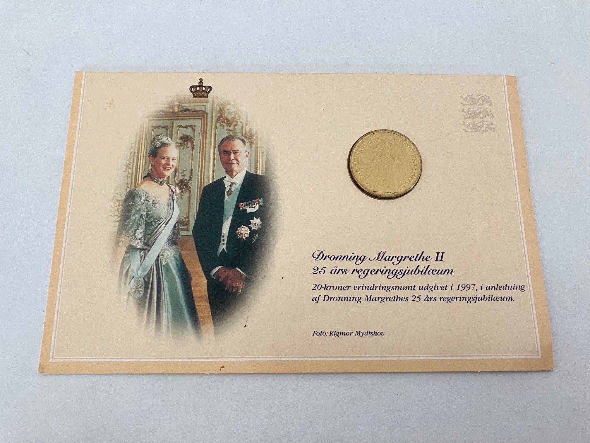 20 Kroner - Dronningens 25 års Regeringsjubilæum