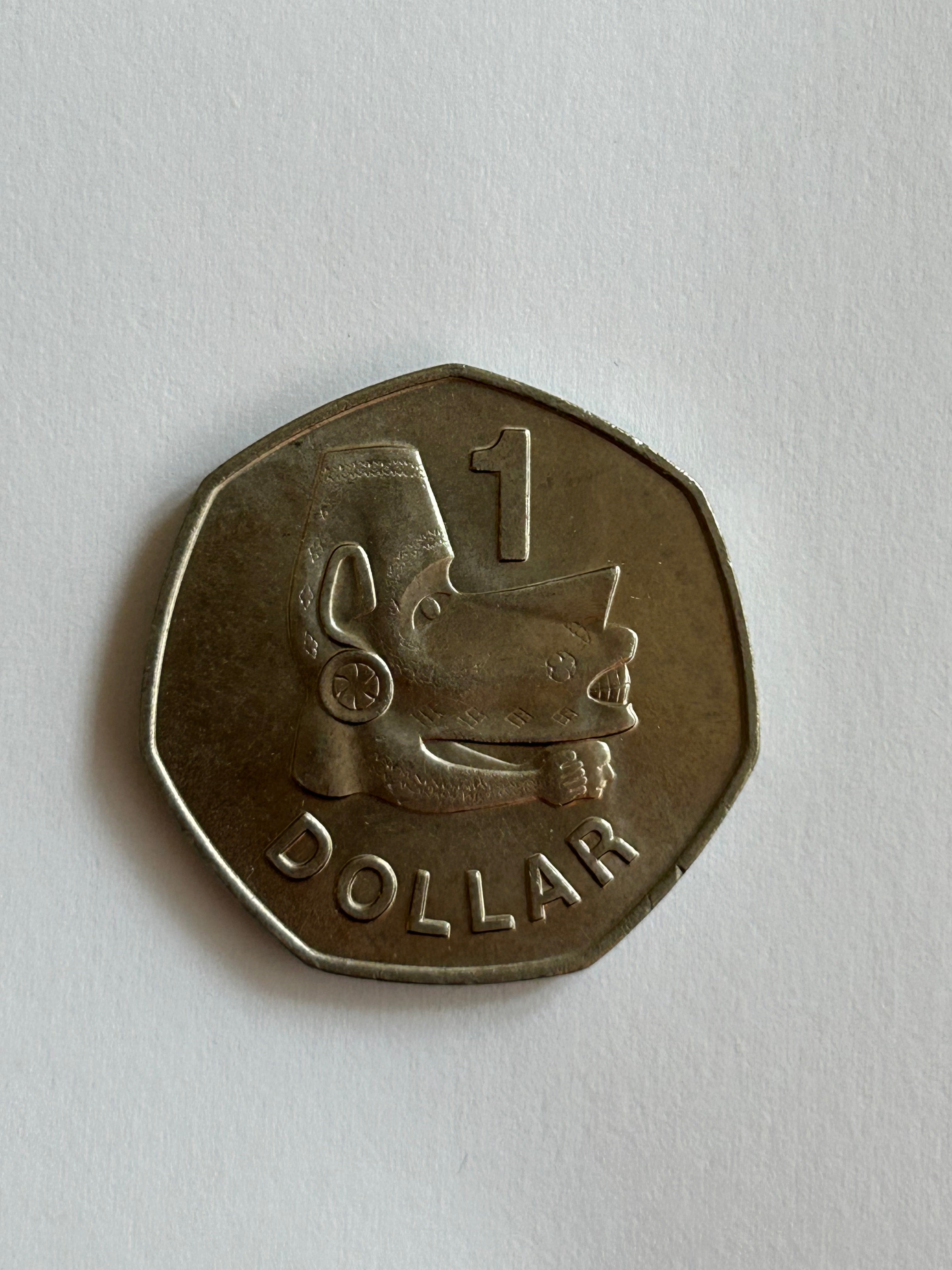 1 Dollar Solomon Islands 1977