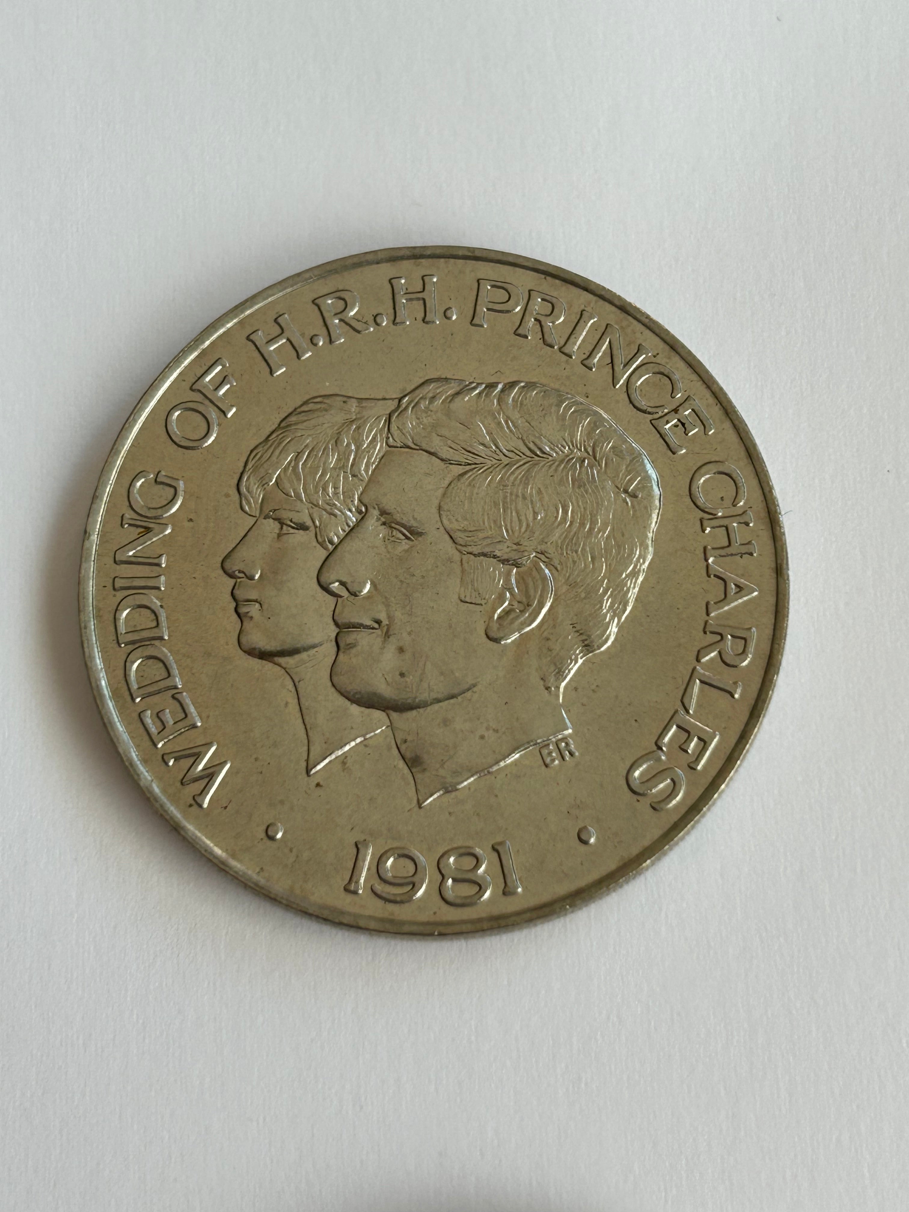 1 Dollar Samoa Wedding Of Prince Charles 1981
