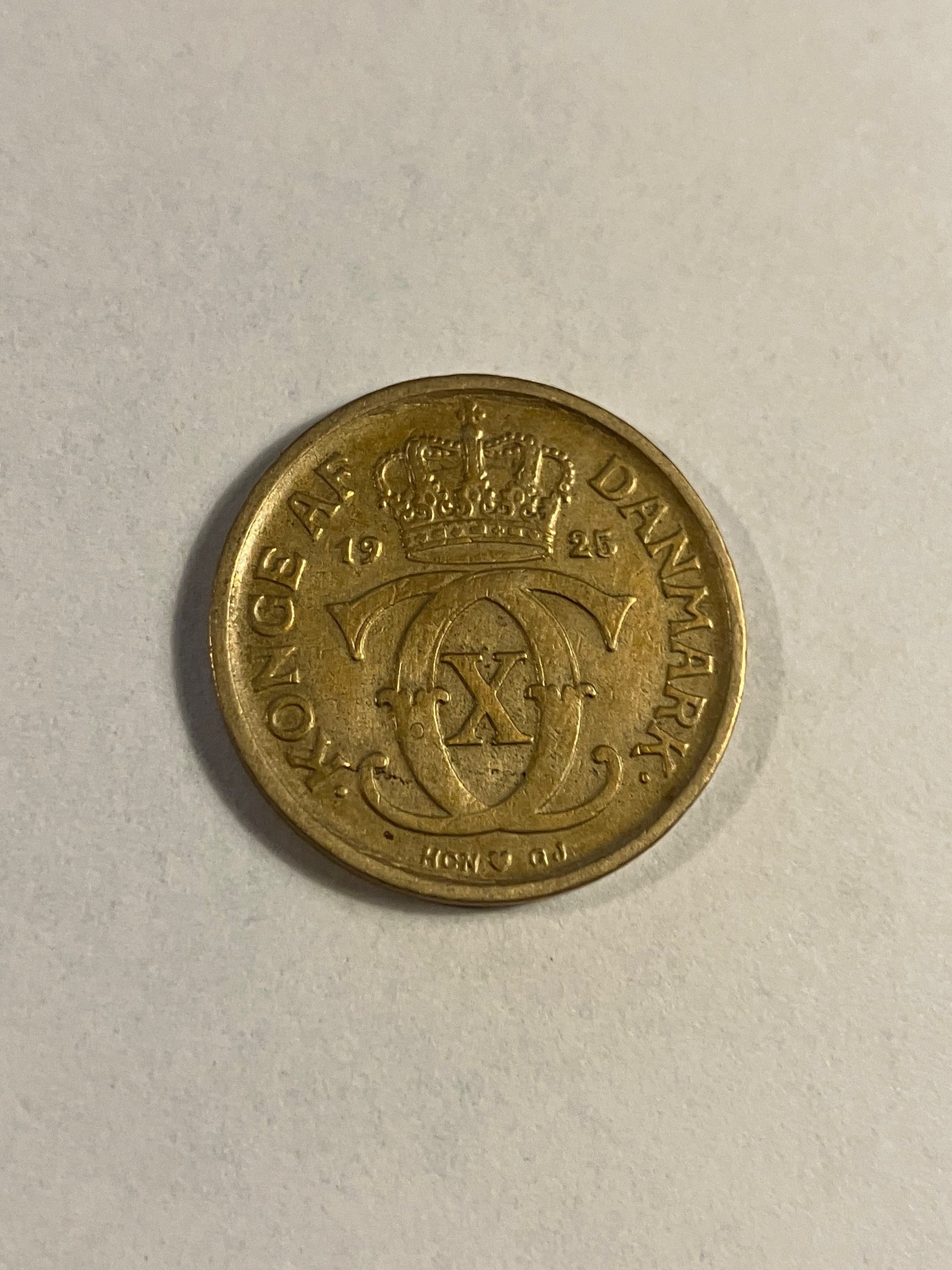 1/2 krone 1925 Danmark