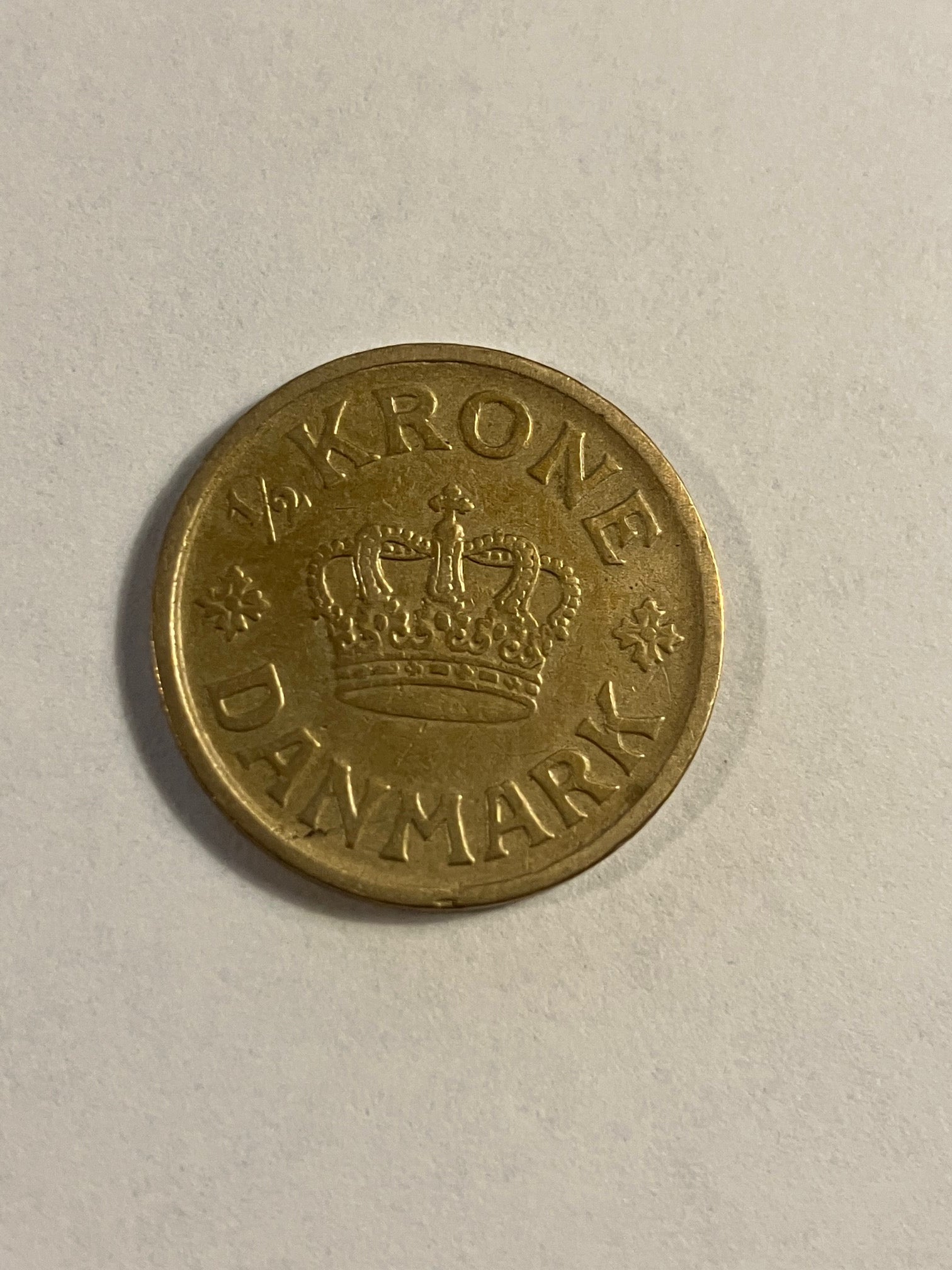 1/2 krone 1925 Danmark