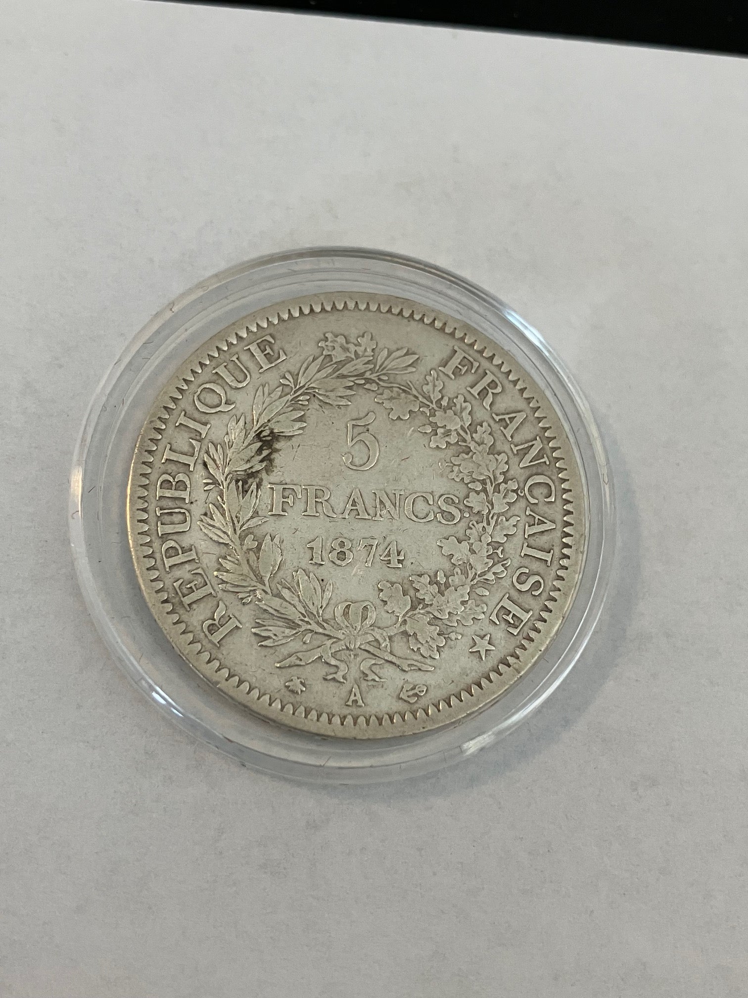 5 Francs 1874 A France - Silver