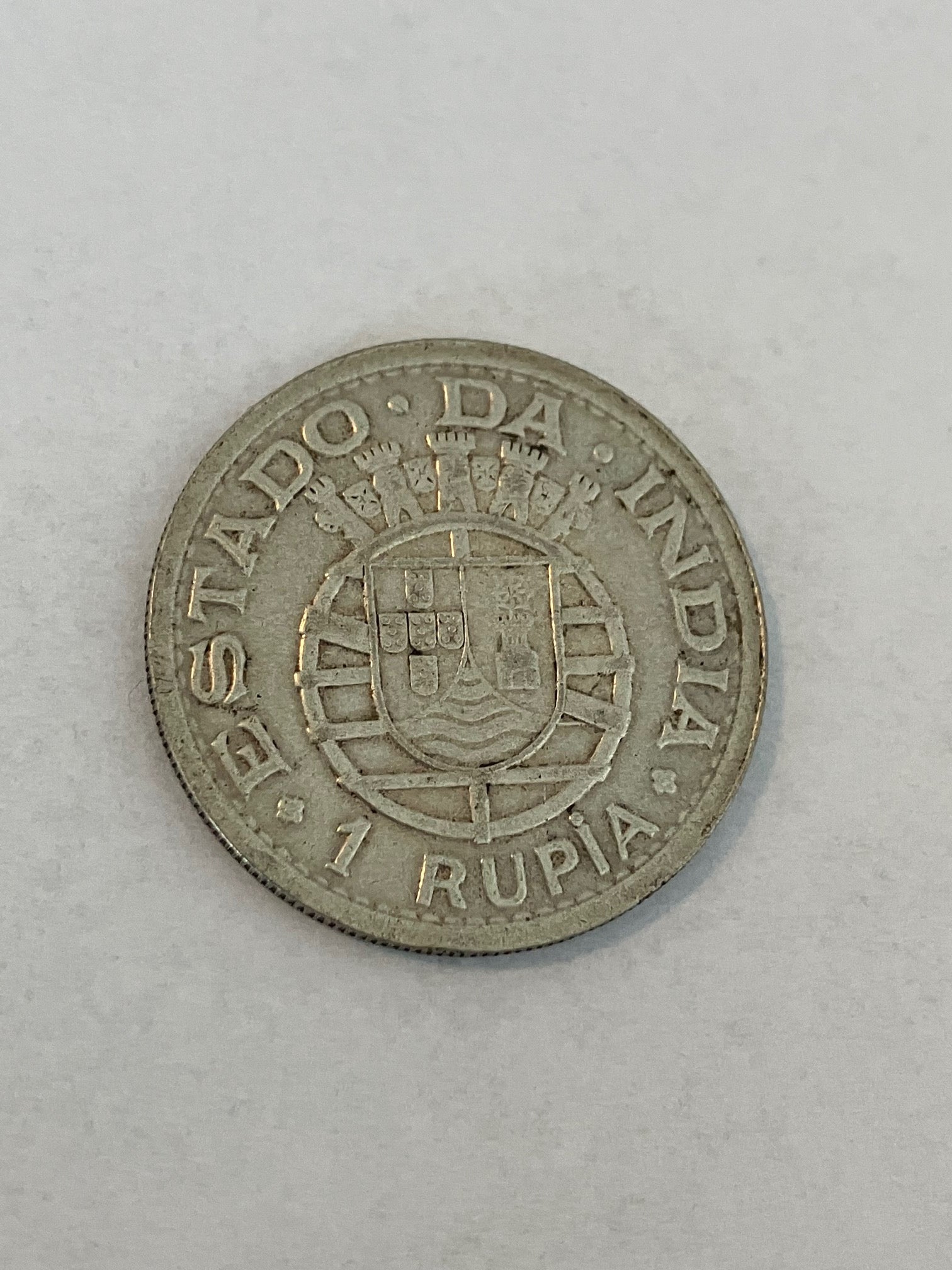 1 Rupia Portuguese India 1947