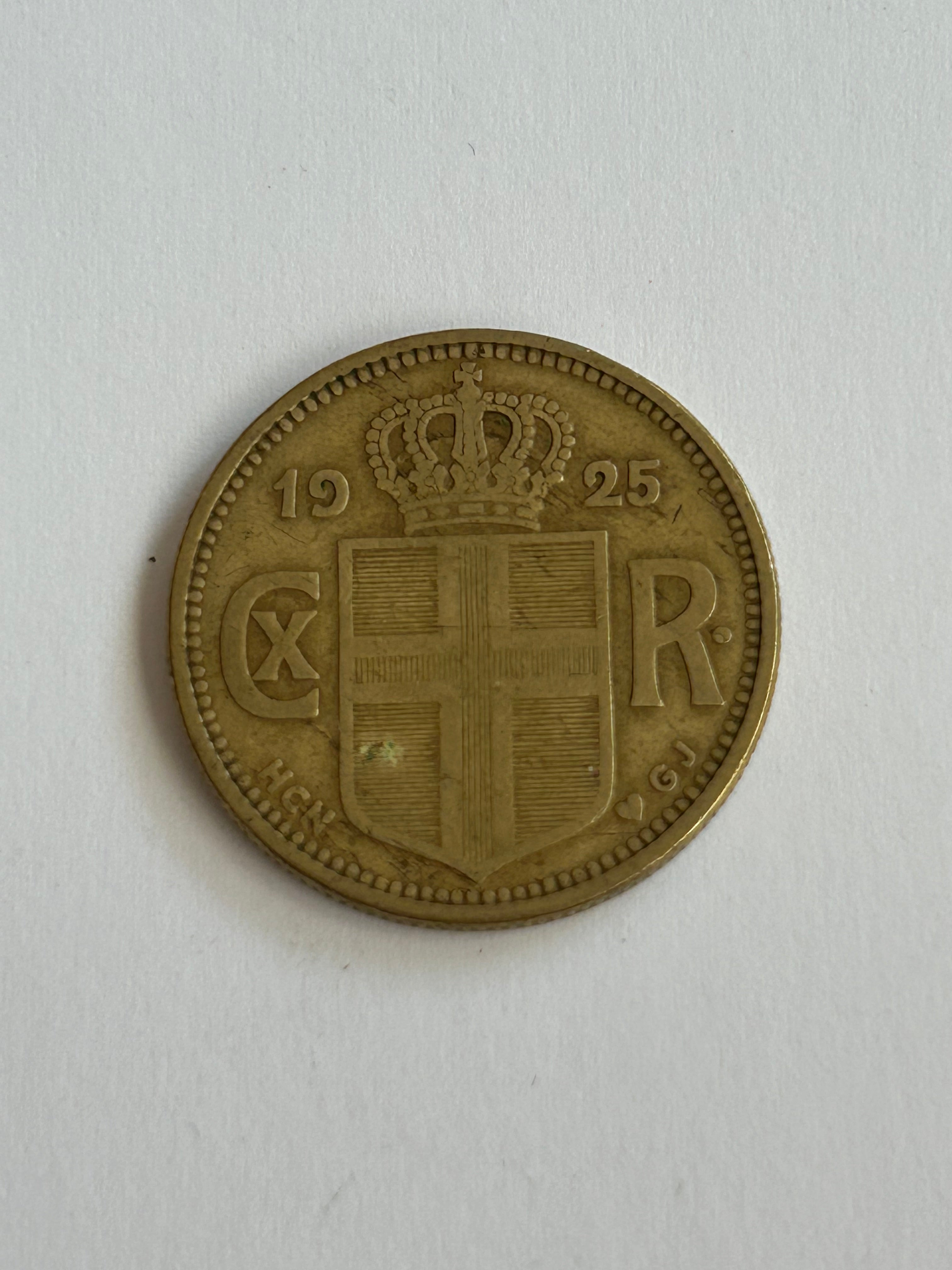 2 Kronur 1925 Iceland
