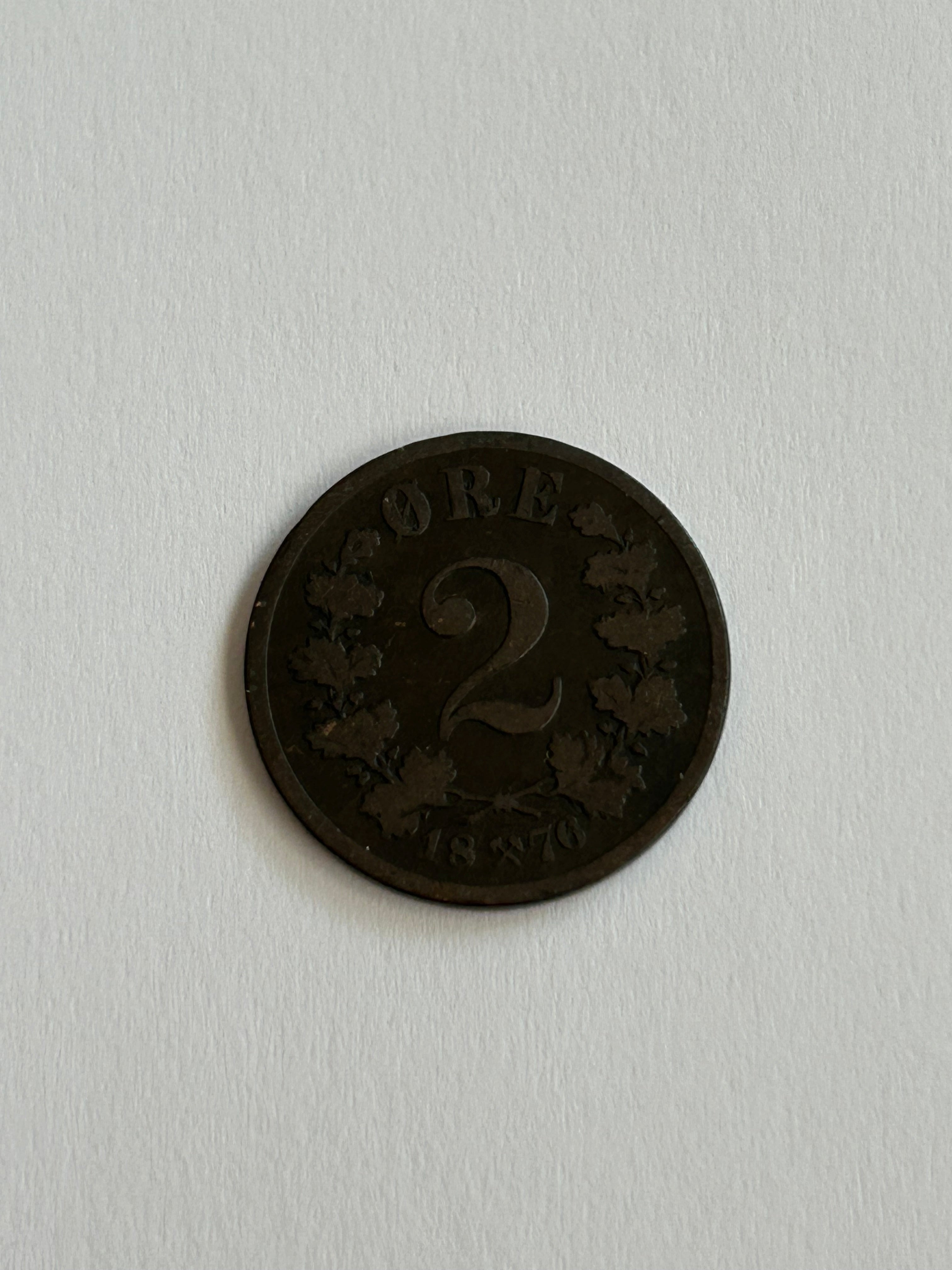 2 Øre 1876 Norge