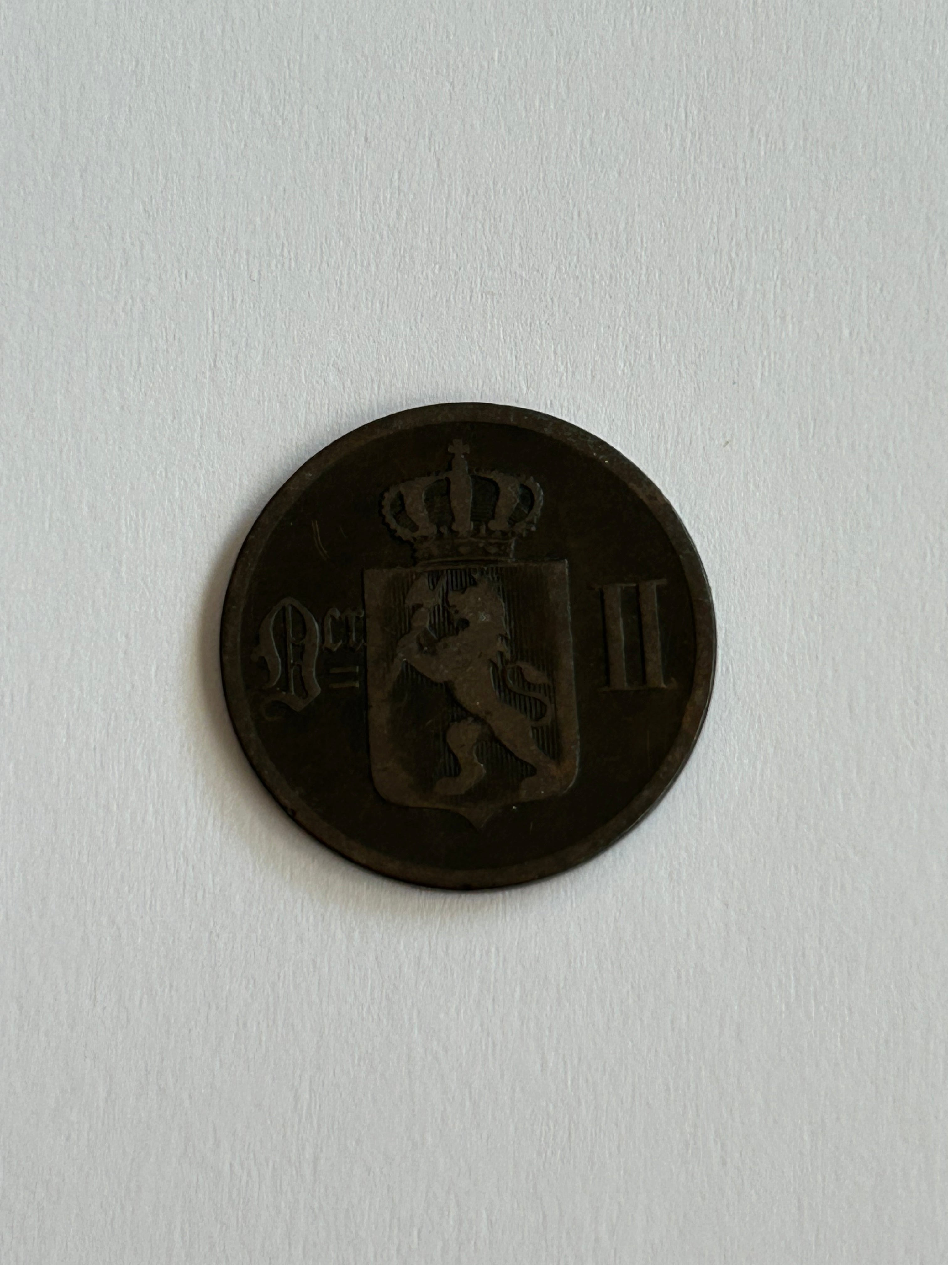 2 Øre 1876 Norge