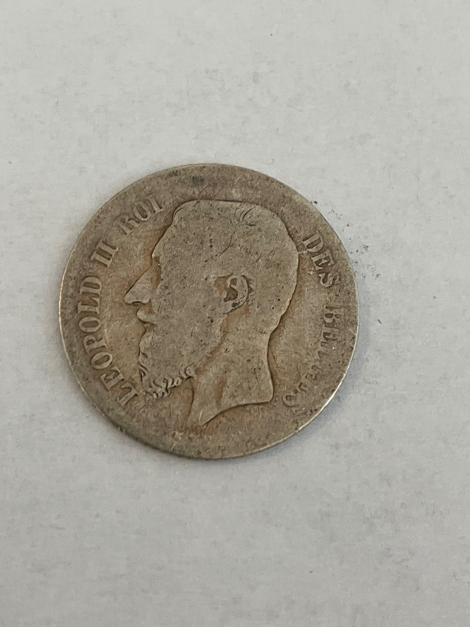 1 Franc Belgium 1866