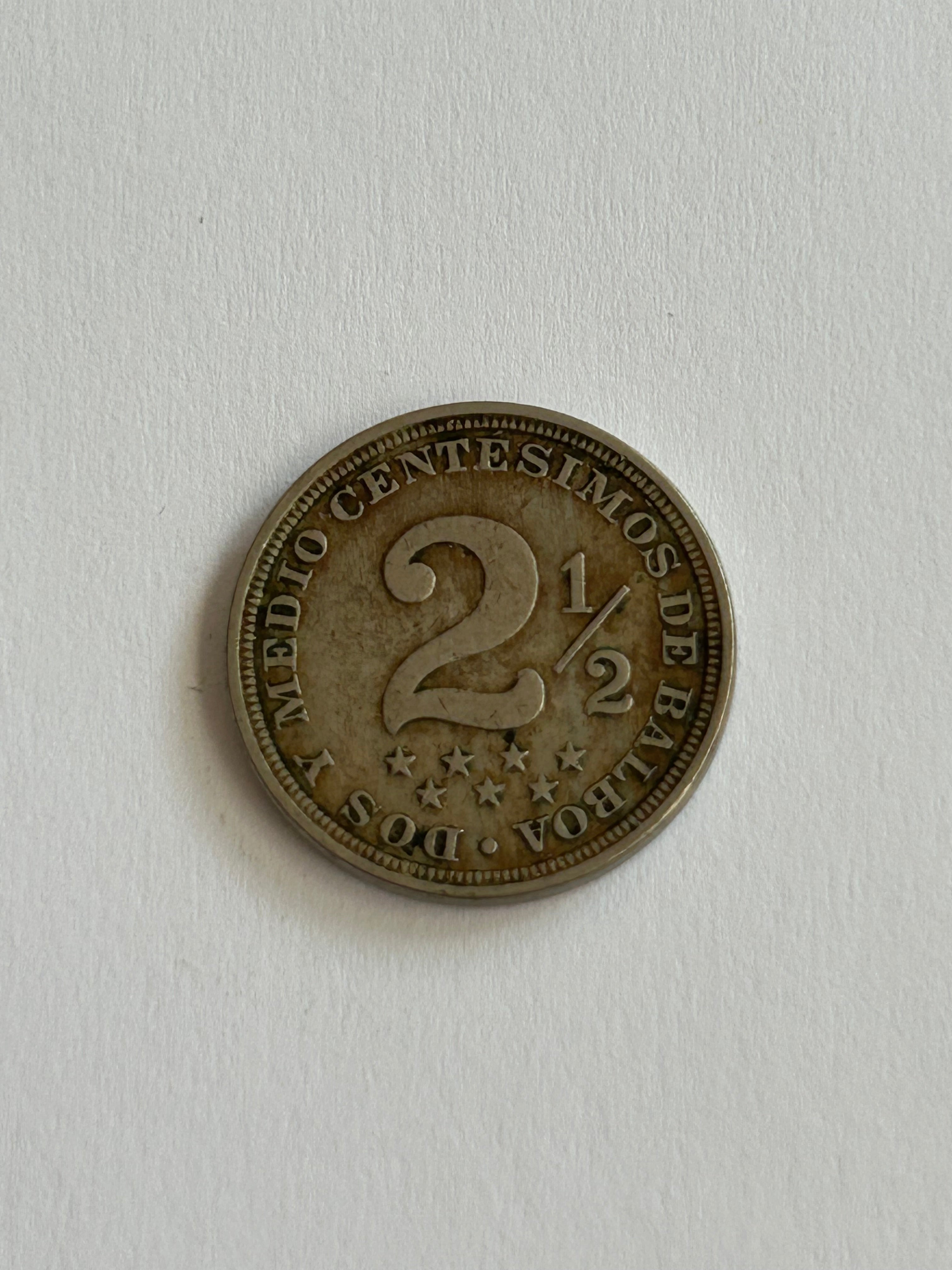 2½ Centésimos 1916 Panama
