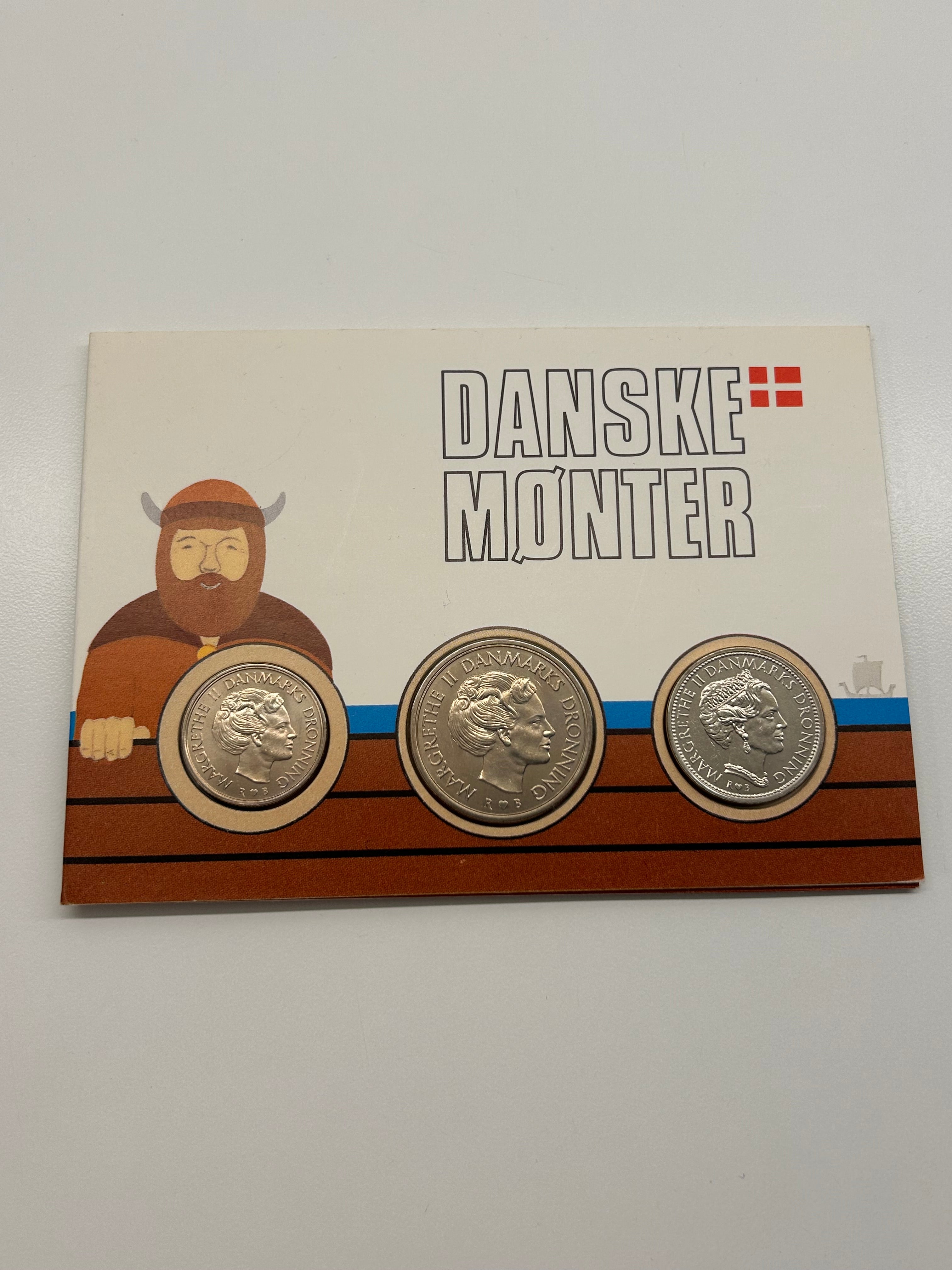 Danske Mønter - Møntsæt 1988