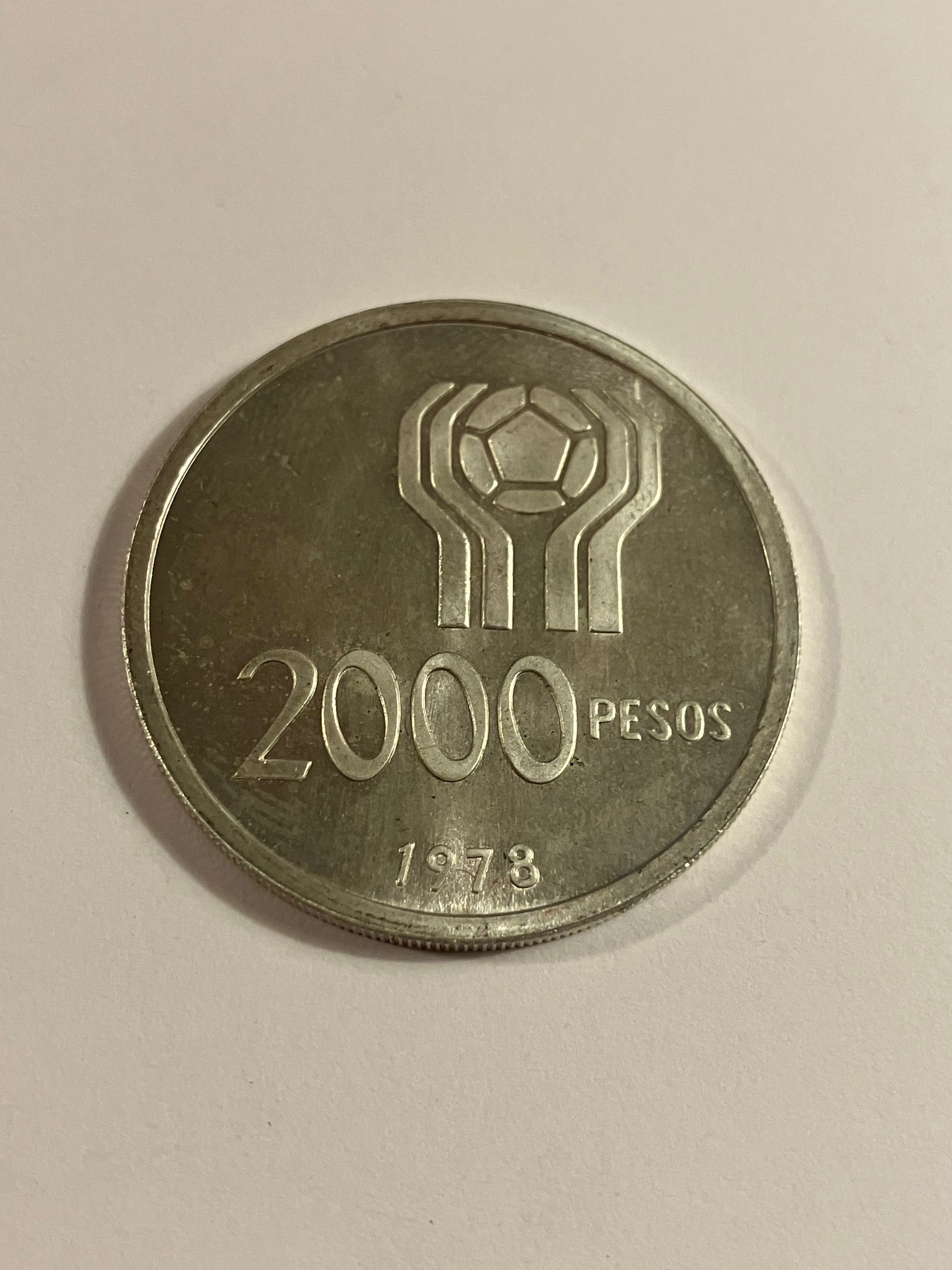 2000 Pesos Argentina 1978 - World Football Championship