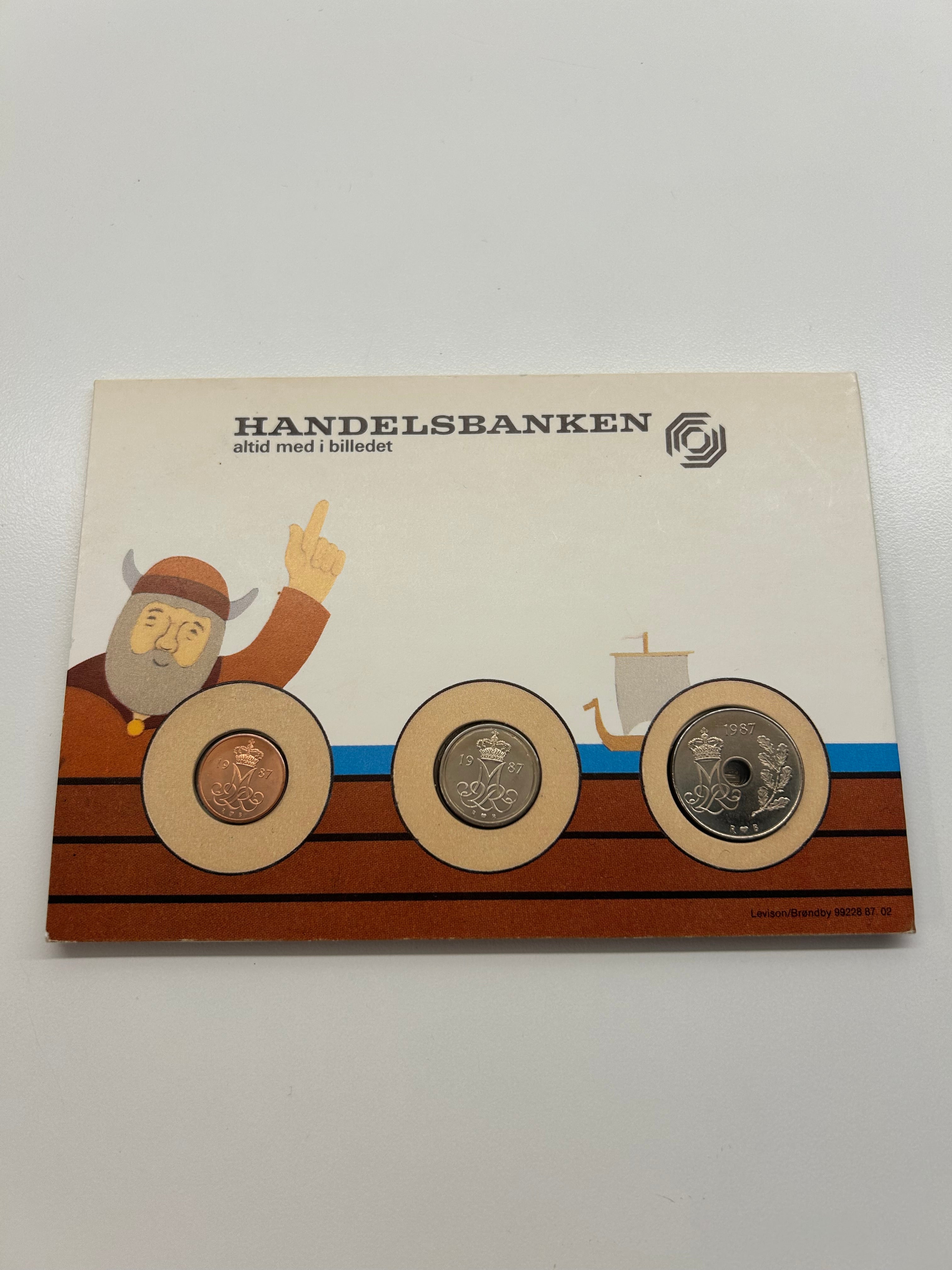 Danske Mønter - Møntsæt 1987