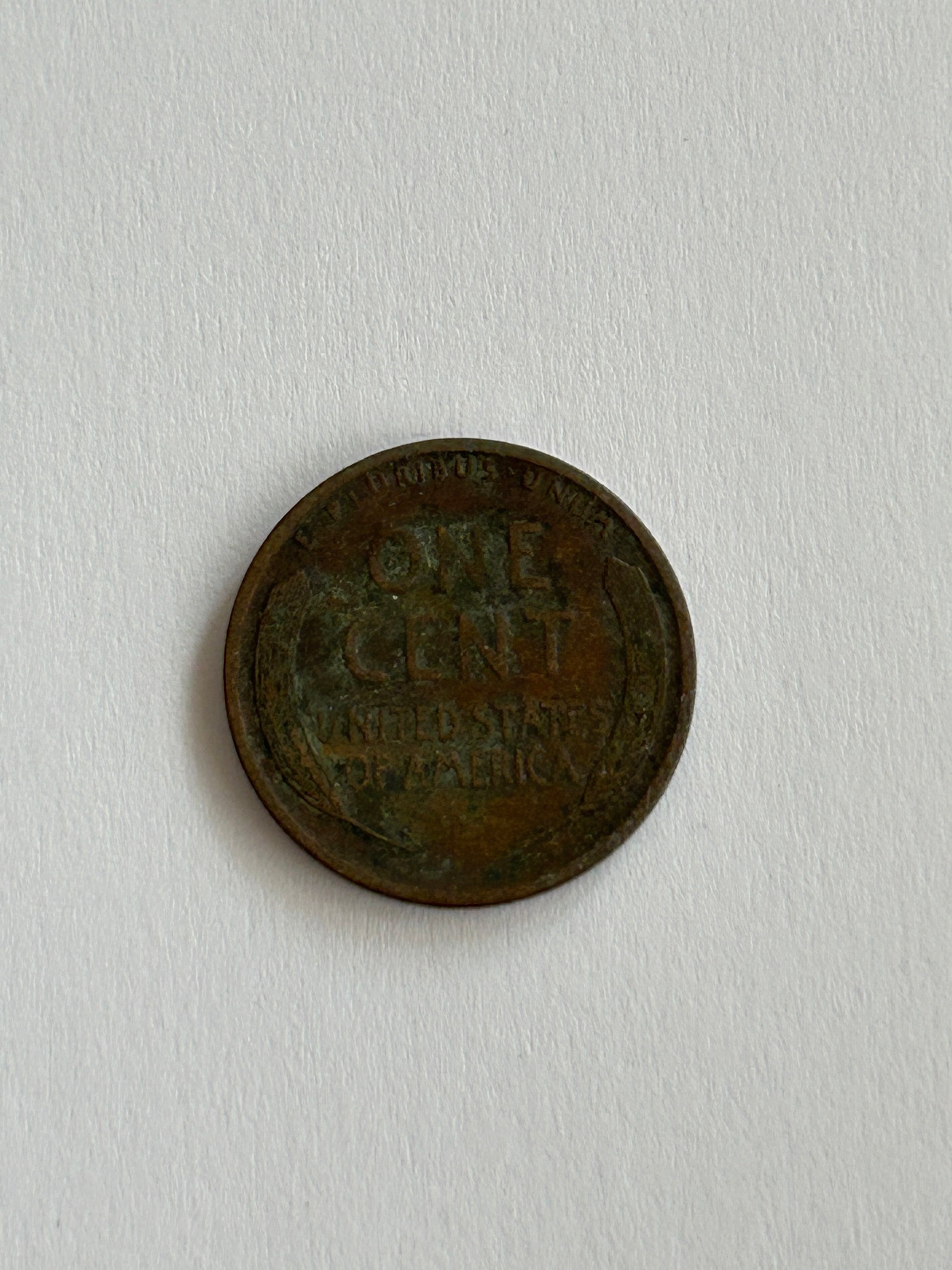 One Cent USA 1909 - Dårlig stand