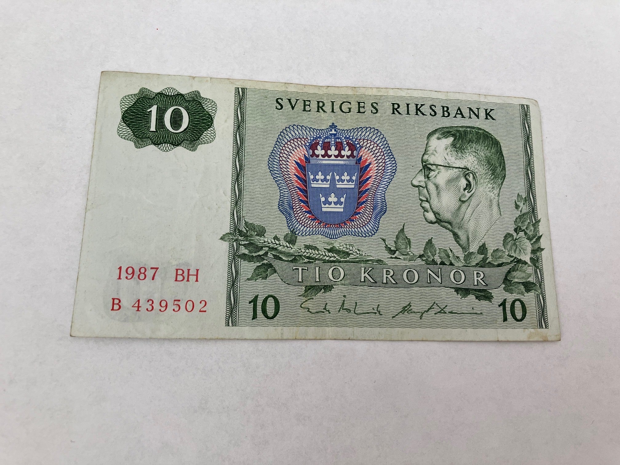 10 Kronor 1987 BH Sweden