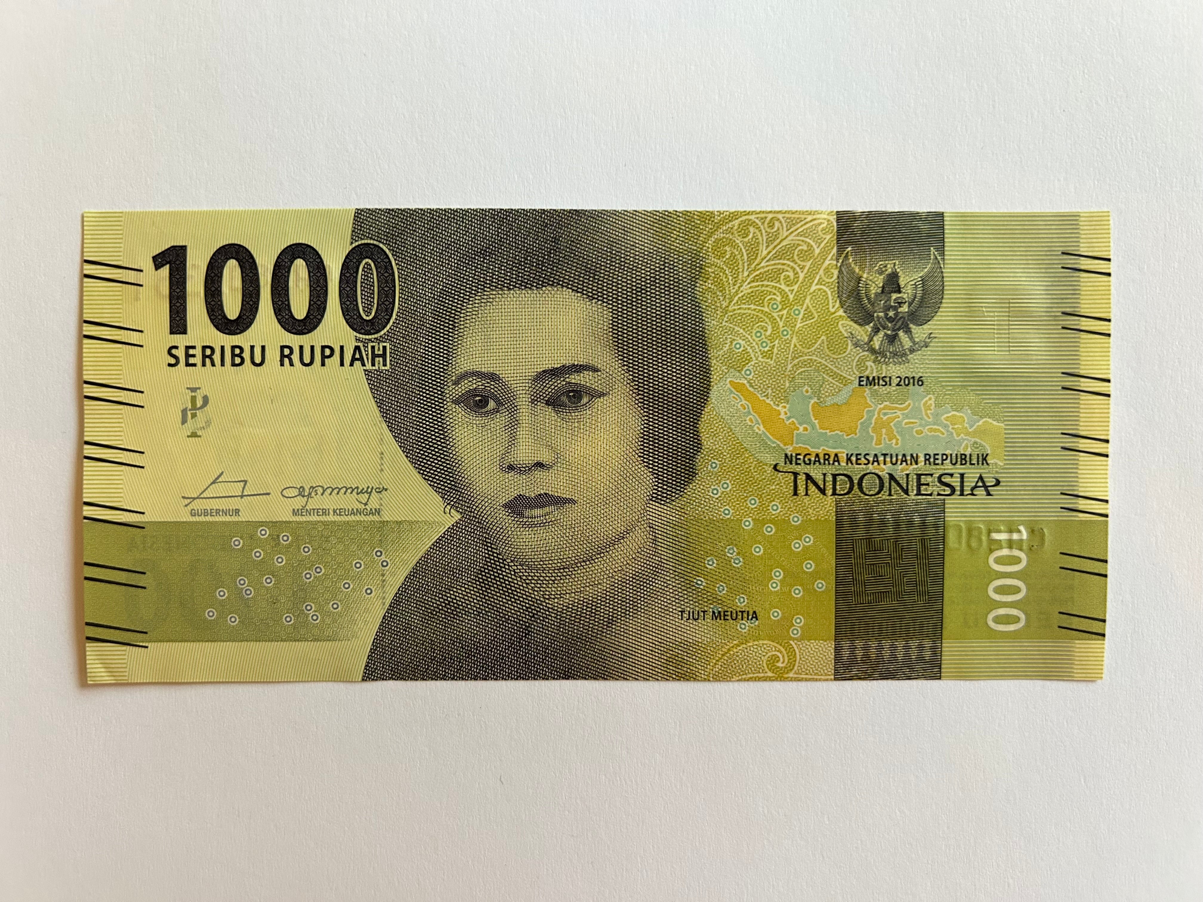 1000 Rupiah Indonesia 2016