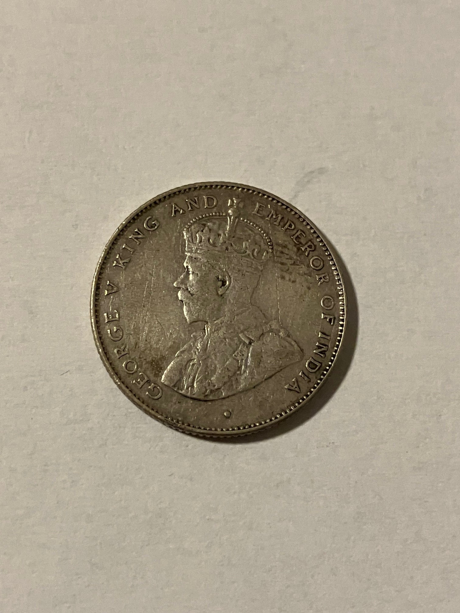 50 Cents Ceylon 1919