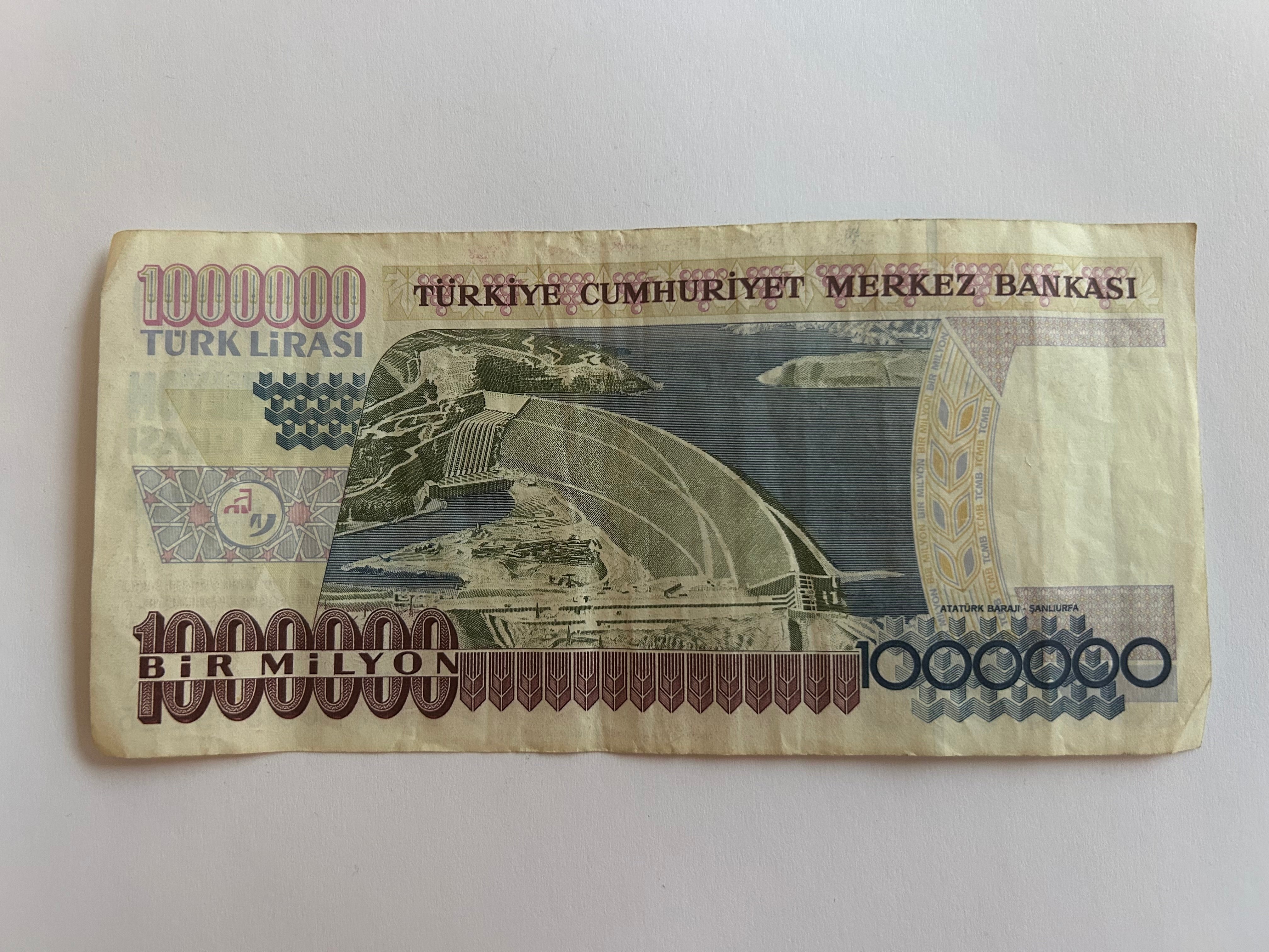 1.000.000 Lira Turkey
