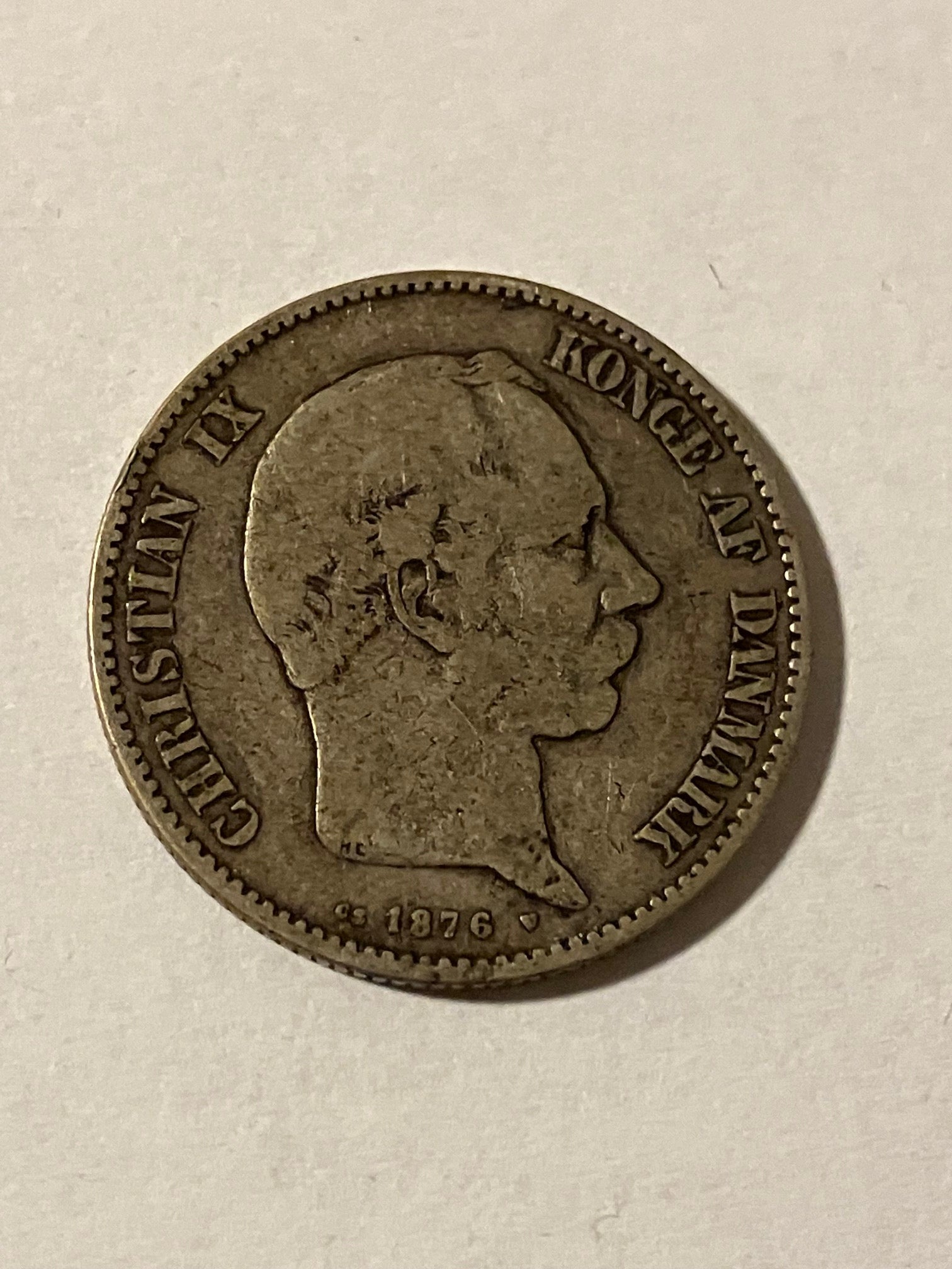 1 Krone 1876 Danmark