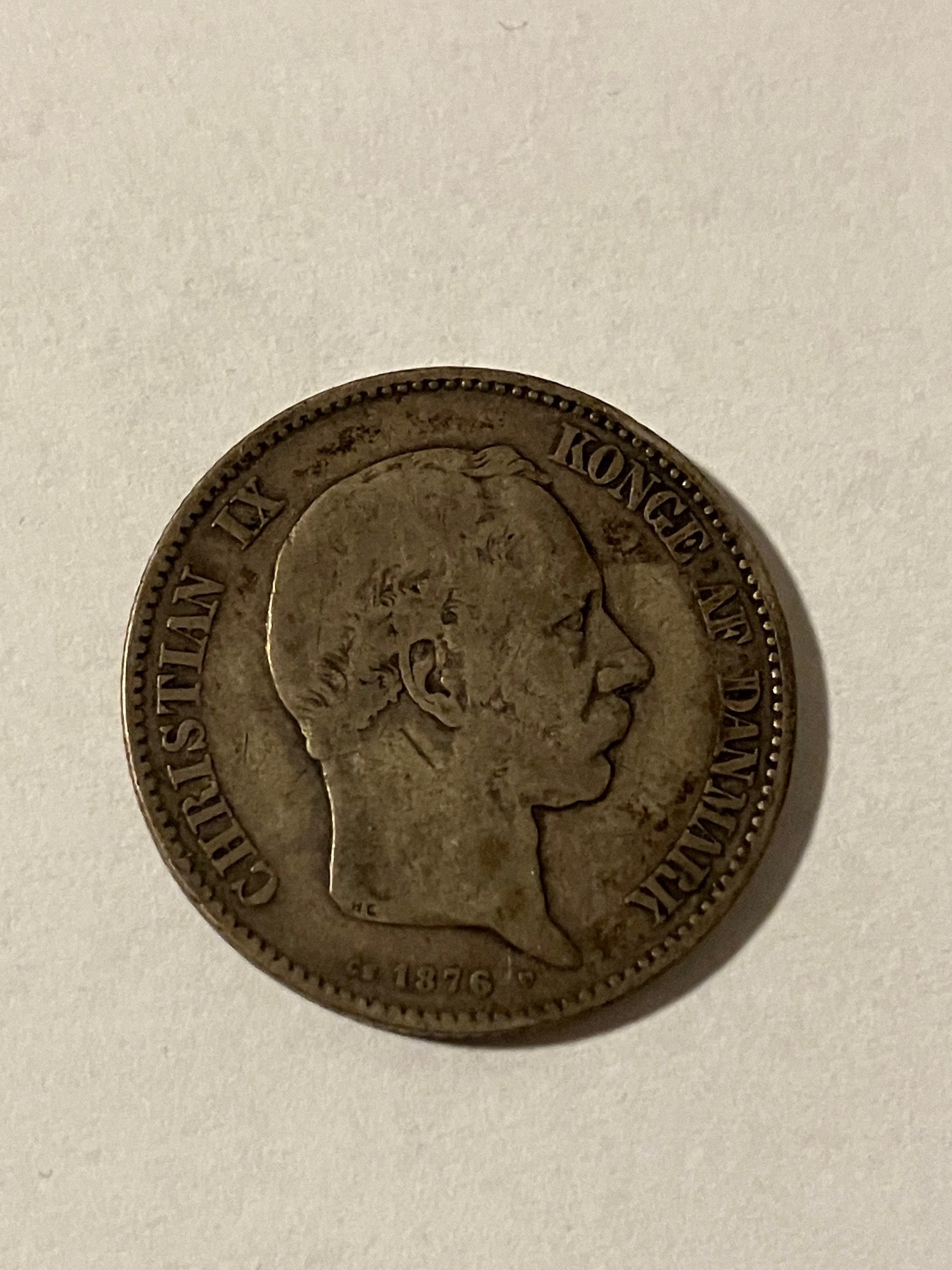 1 Krone 1876 Danmark