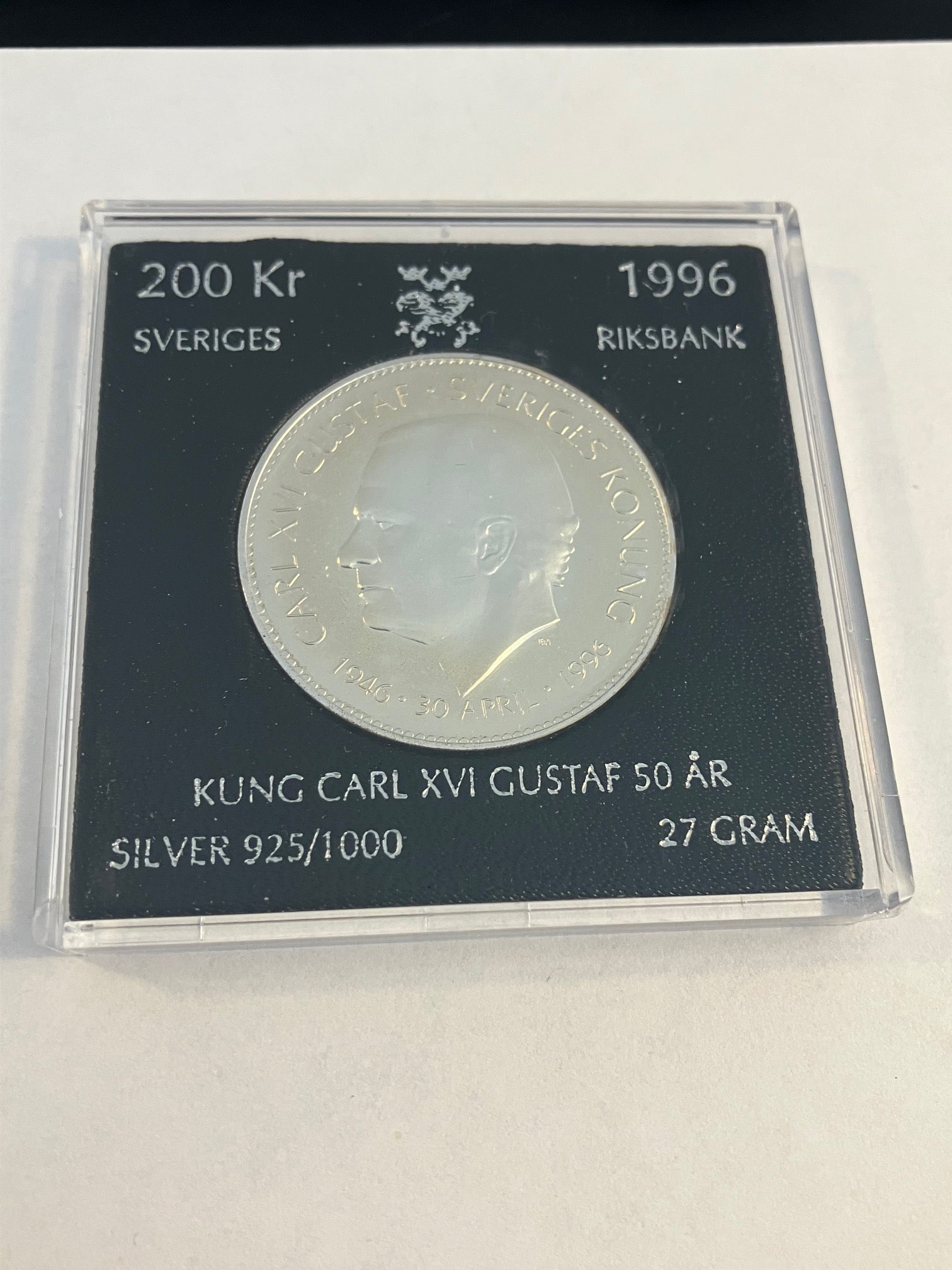 200 Kr Sverige 1996 i 92,5% sølv