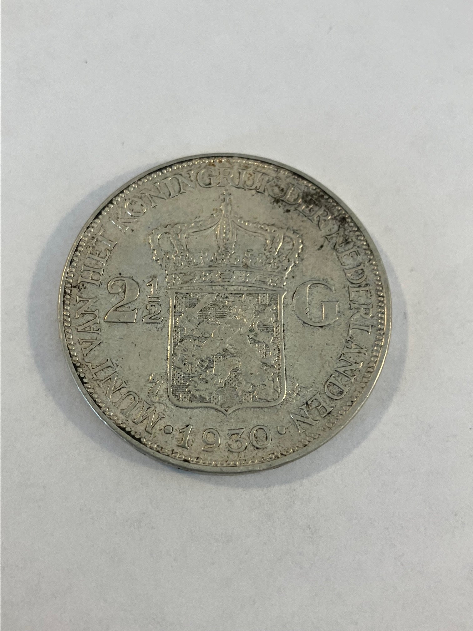 2 1/2 Gulden 1930 Netherlands