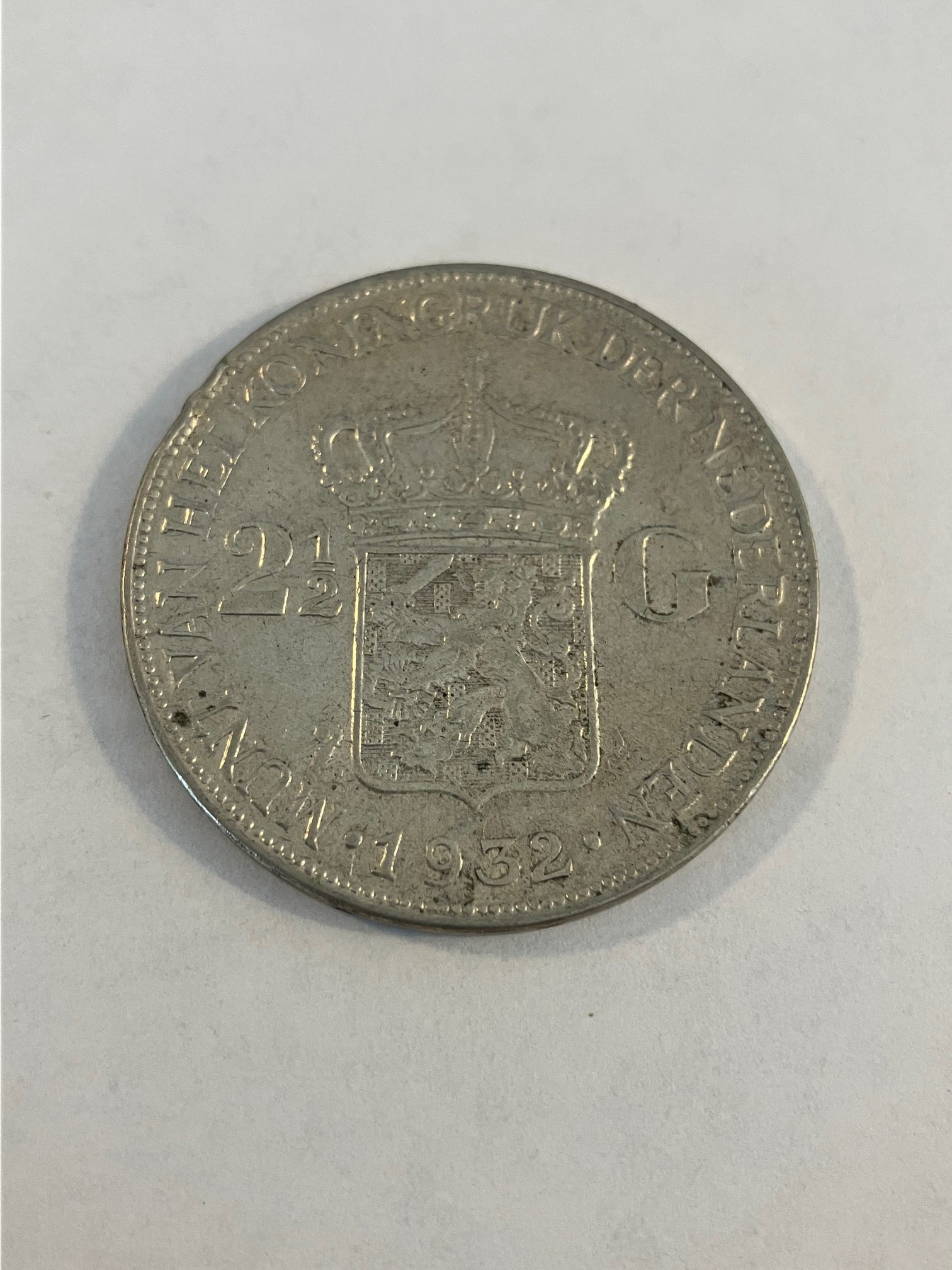 2 1/2 Gulden 1932 Netherlands