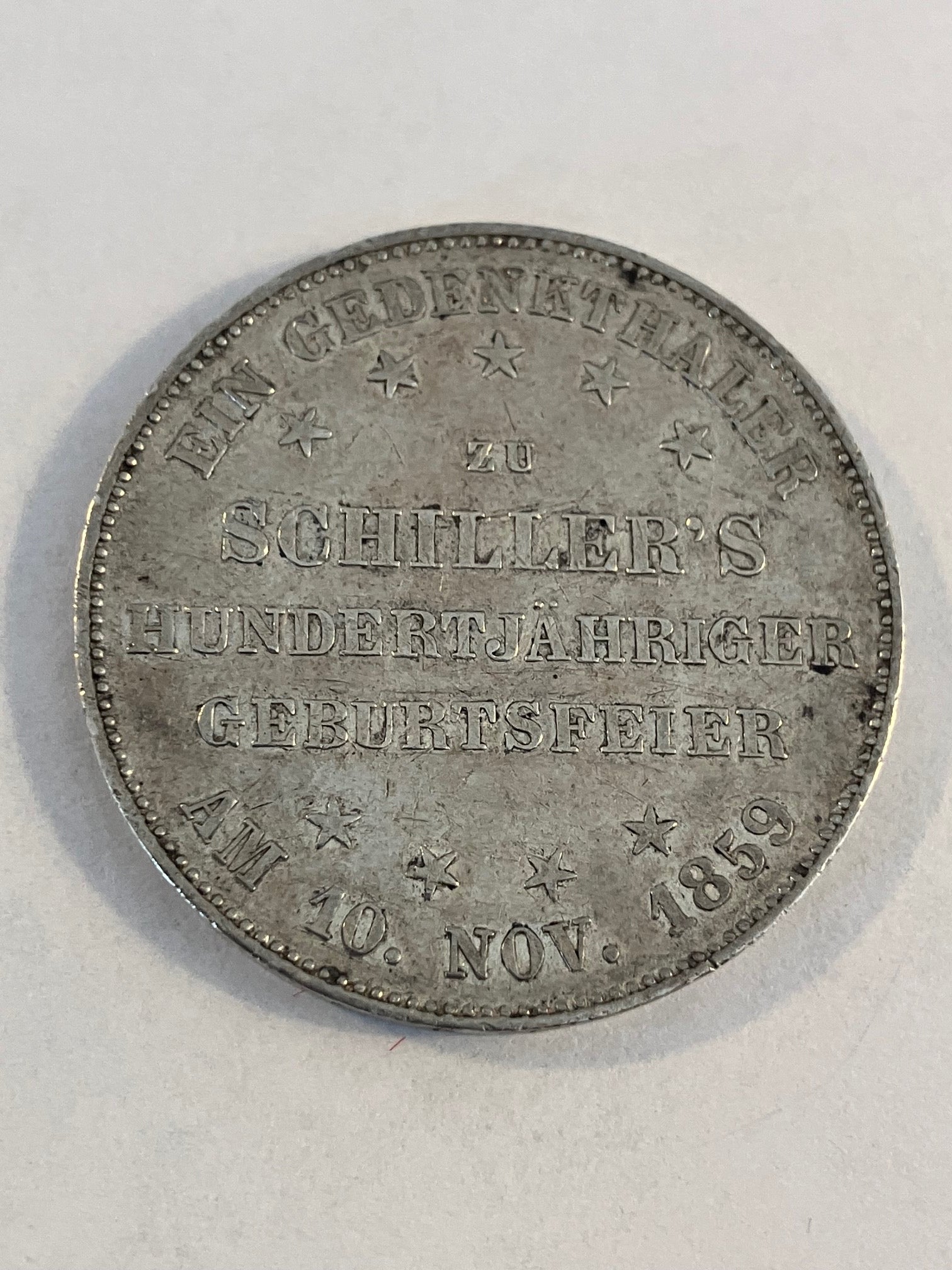 1 Thaler 1859 Frankfurt