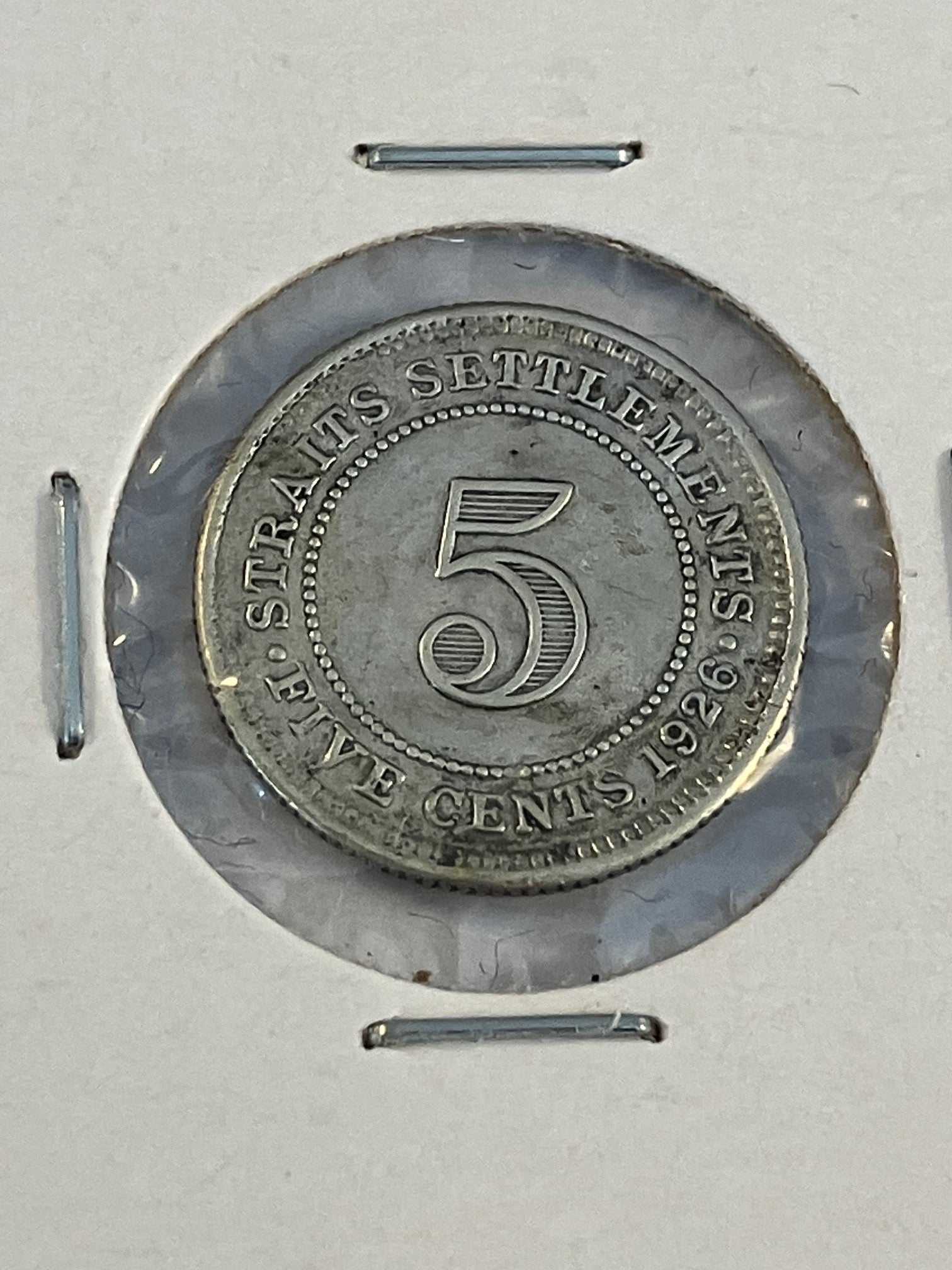 5 Cents Straits Settlements 1926