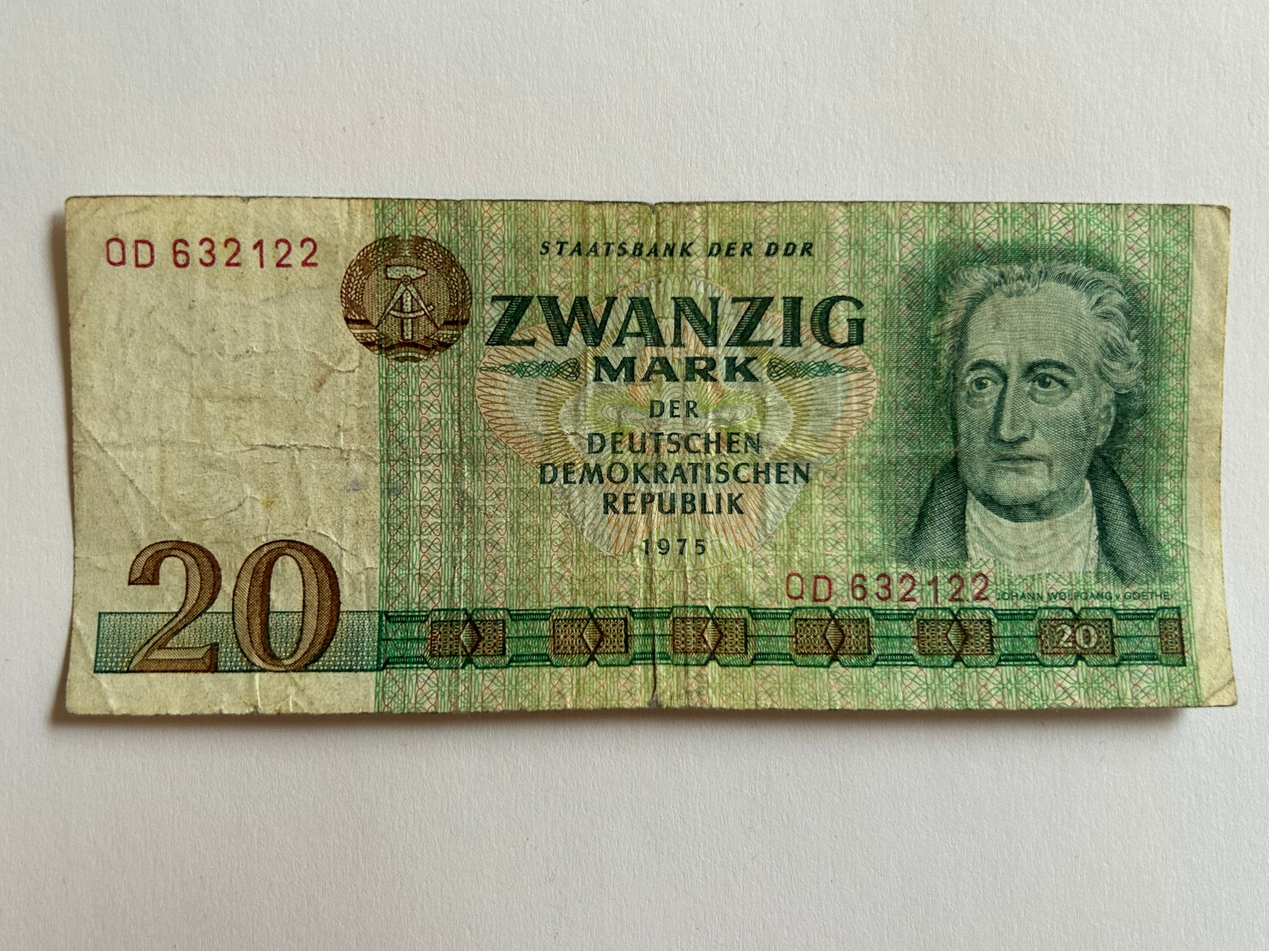 20 Mark - DDR Germany 1975