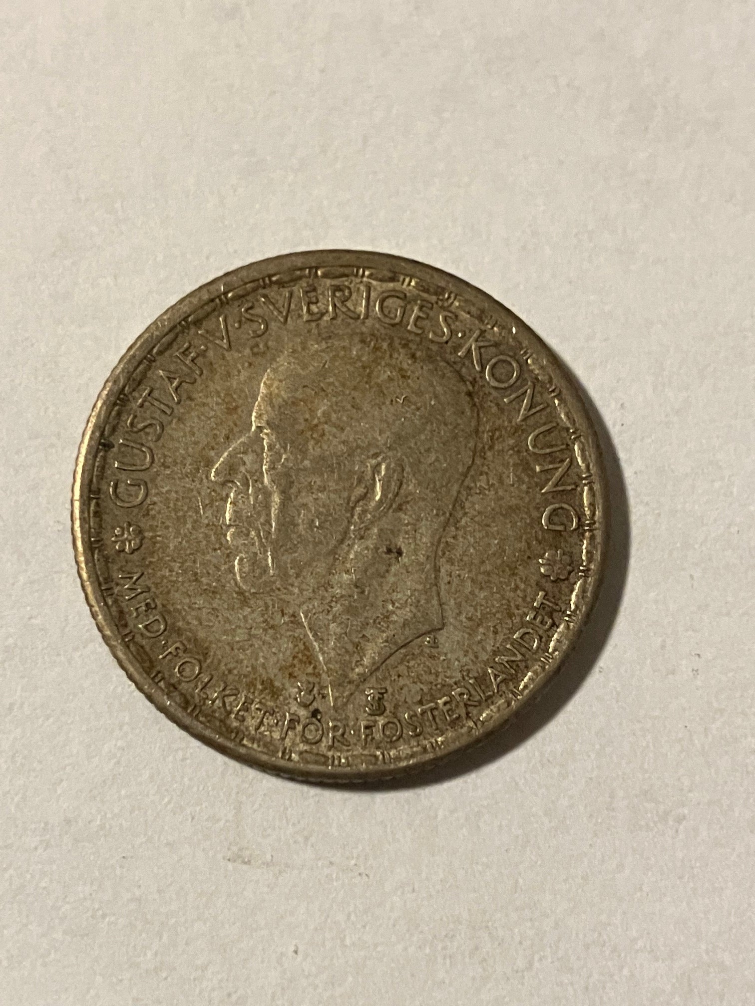 1 Krona 1950 Sweden - Silver